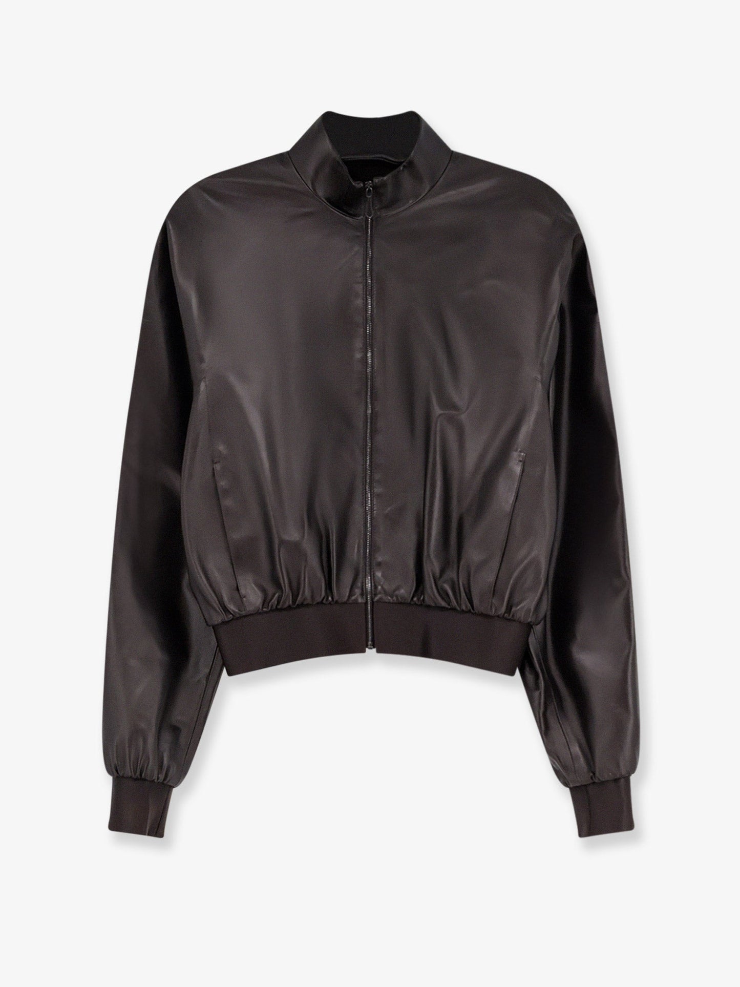 Gucci Women Soft Nappa Leather Bomber Jacket GUCCI