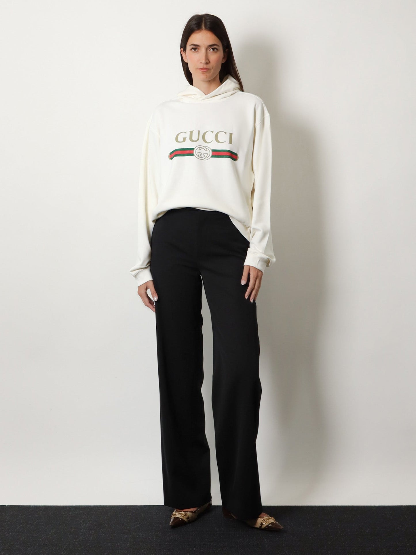 Gucci Women Light Wool Trousers GUCCI