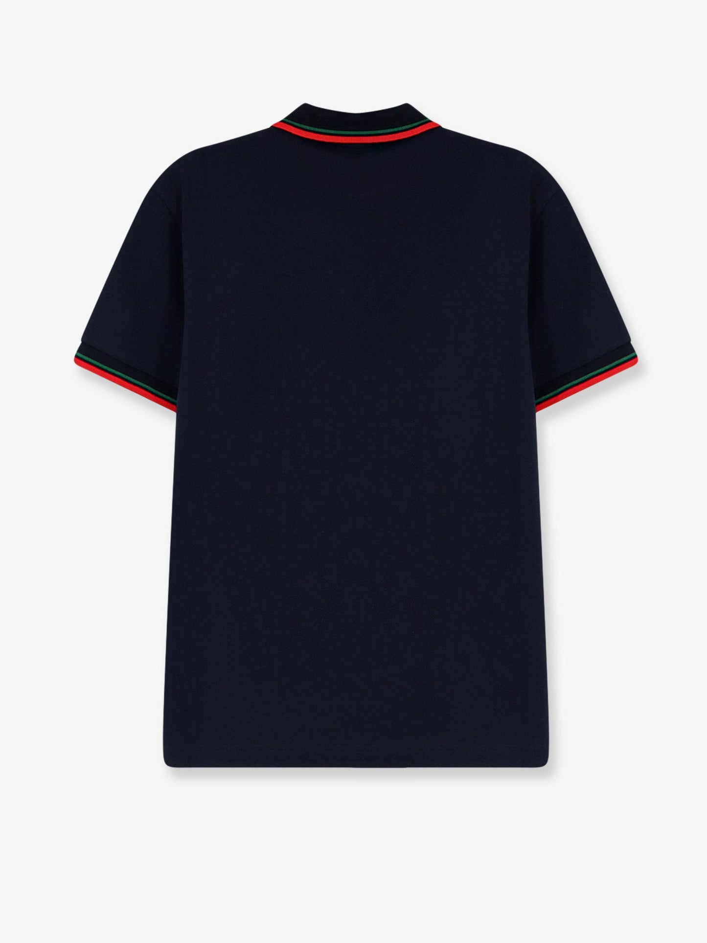 Gucci Men Cotton Polo Shirt With Embroidered Logo On The Front GUCCI