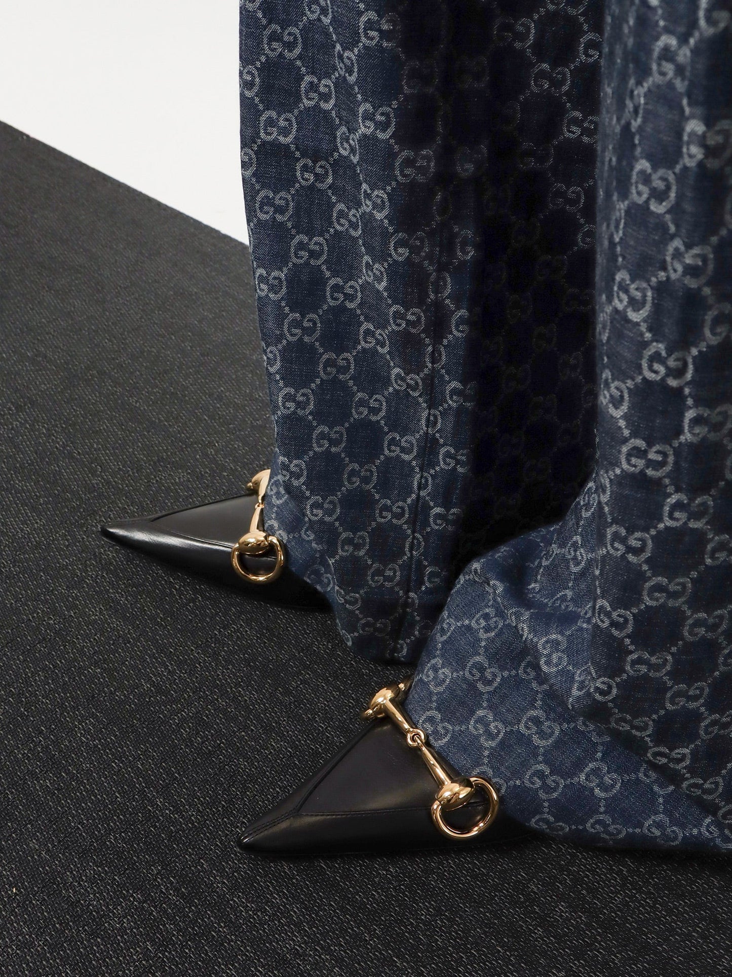Gucci Women Boulevard Leather Pumps GUCCI