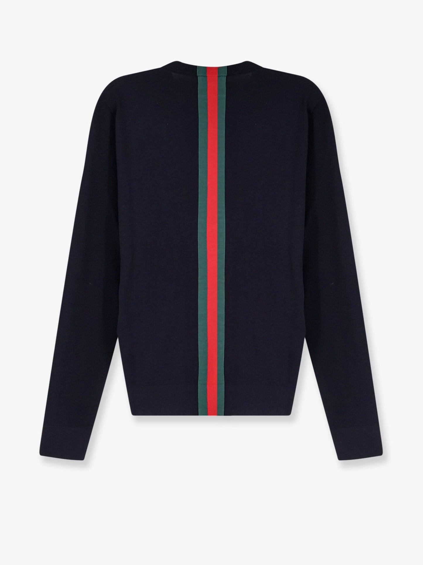 Gucci Men Cotton Sweater With Nastro Web Inlay GUCCI