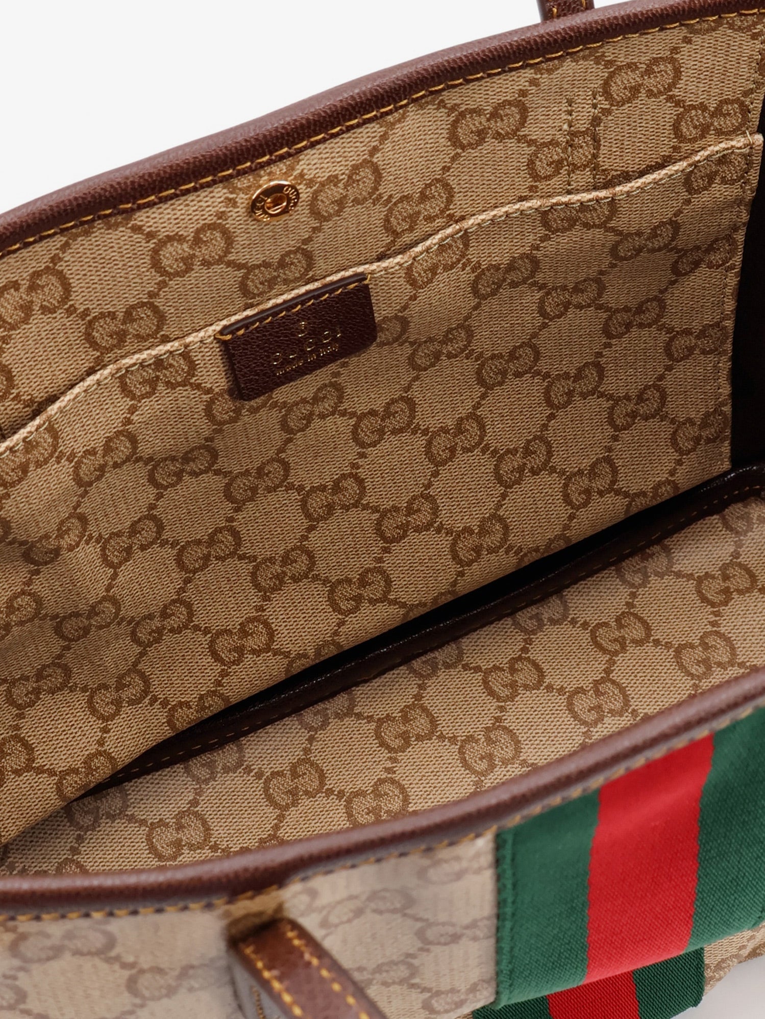 Gucci Women Tribeca Gg Fabric Shopping Bag GUCCI