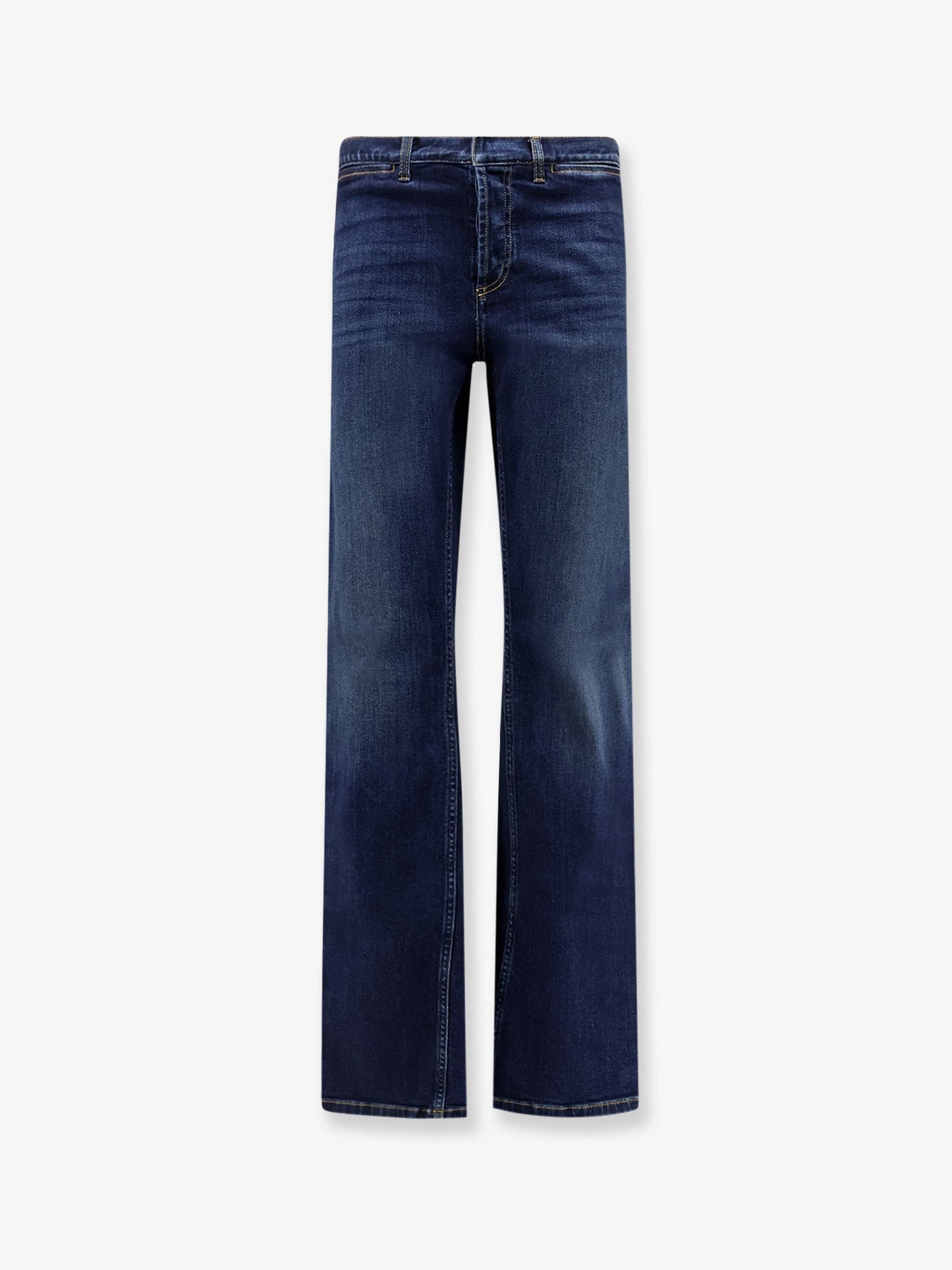 Gucci Men Blue Denim Jeans With Nastro Web Profiles GUCCI