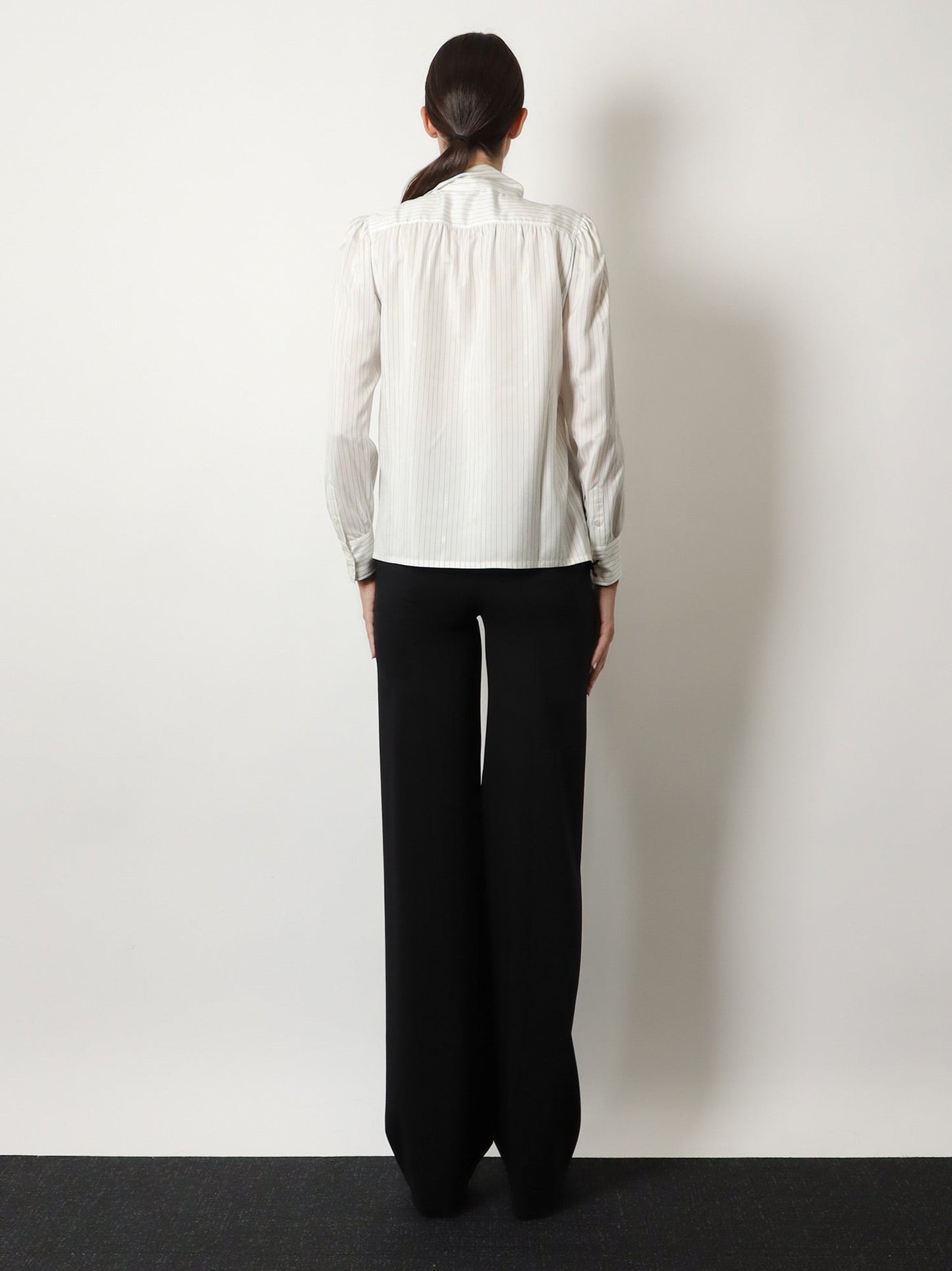 Gucci Women Striped Silk Shirt GUCCI