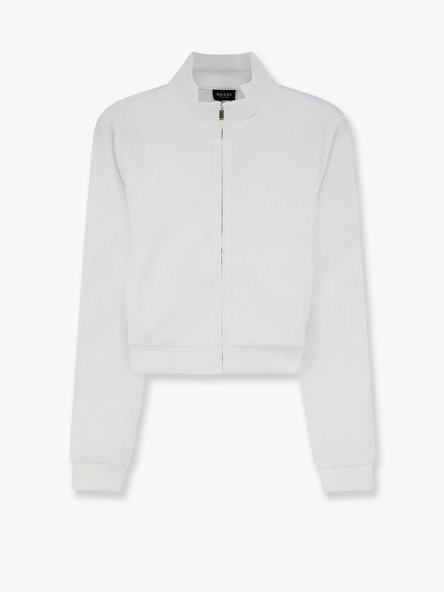 Gucci Women Lightweight Ribbed Cotton Jersey Sweatshirt GUCCI