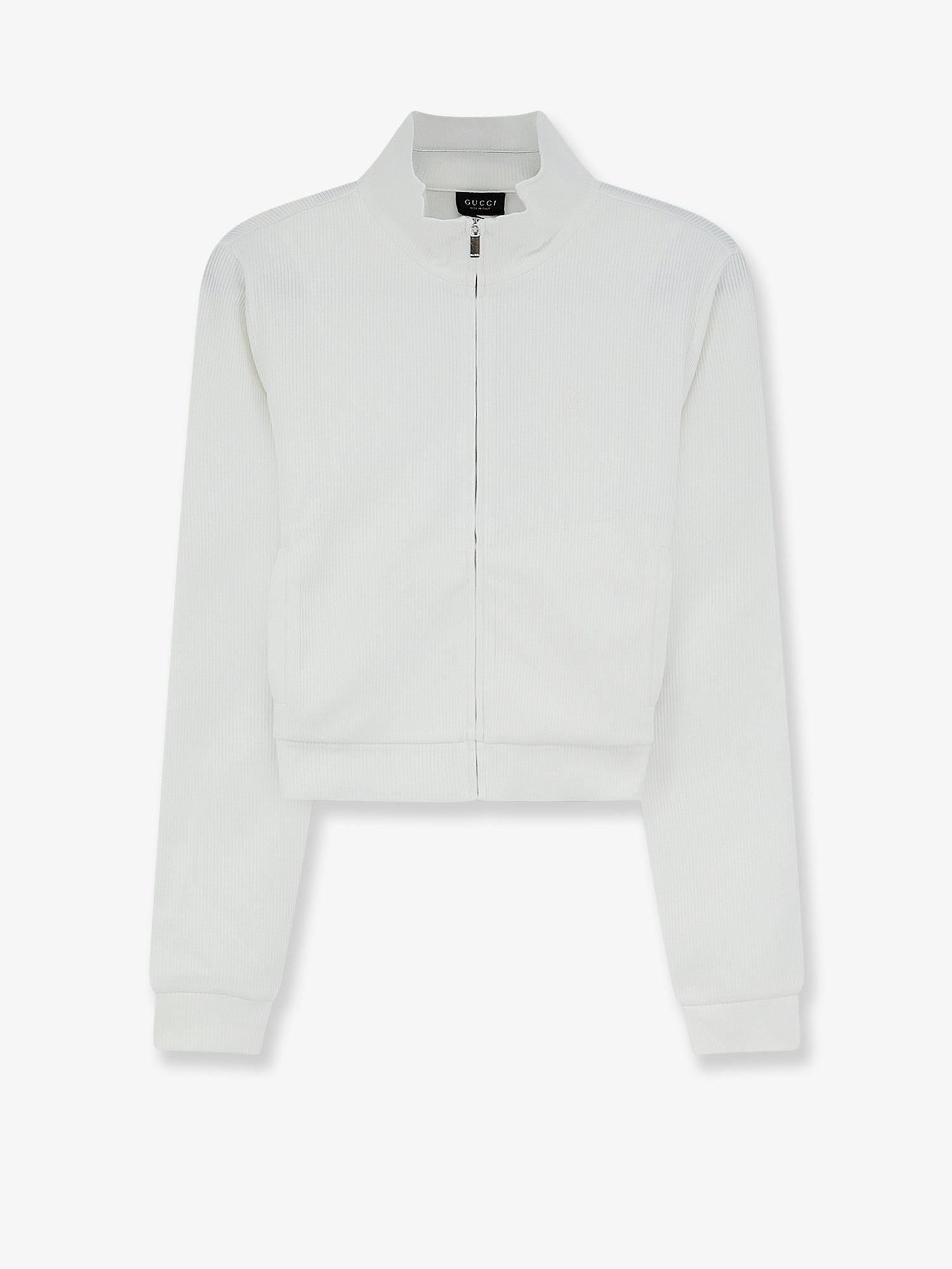 Gucci Women Lightweight Ribbed Cotton Jersey Sweatshirt GUCCI