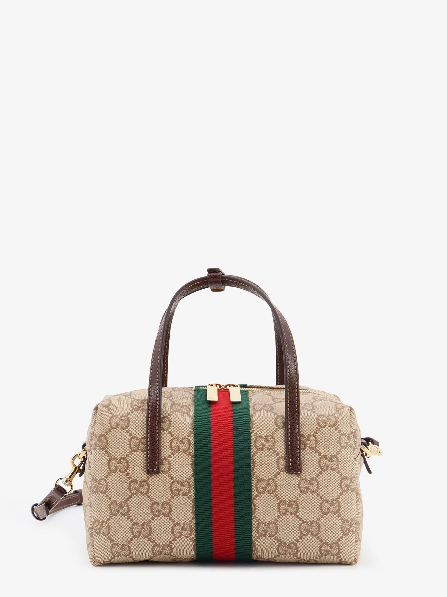Gucci Women Boston Mini Bag With Web Detail GUCCI