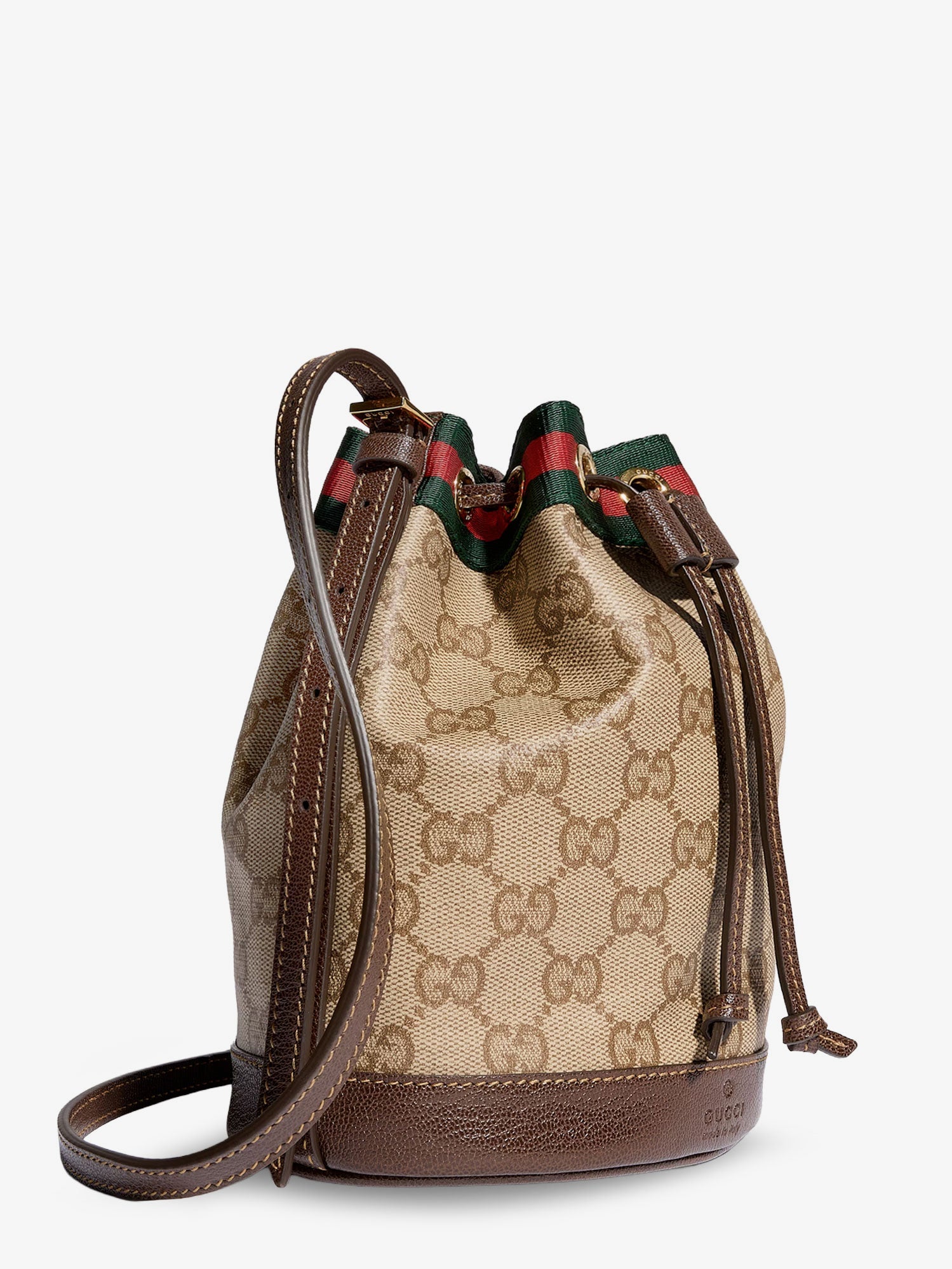 Gucci Women Gg Supreme Fabric Mini Bucket Bag GUCCI
