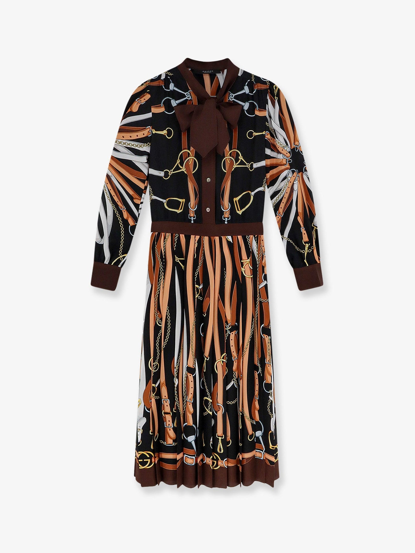 Gucci Women Chemisier Silk Dress GUCCI