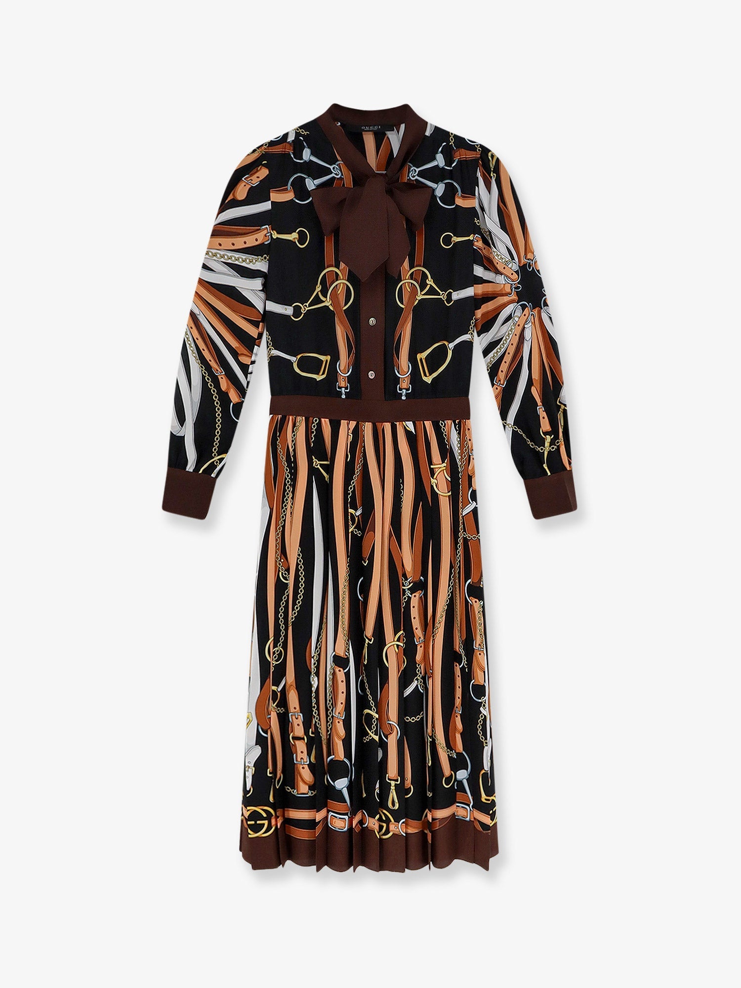 Gucci Women Chemisier Silk Dress GUCCI