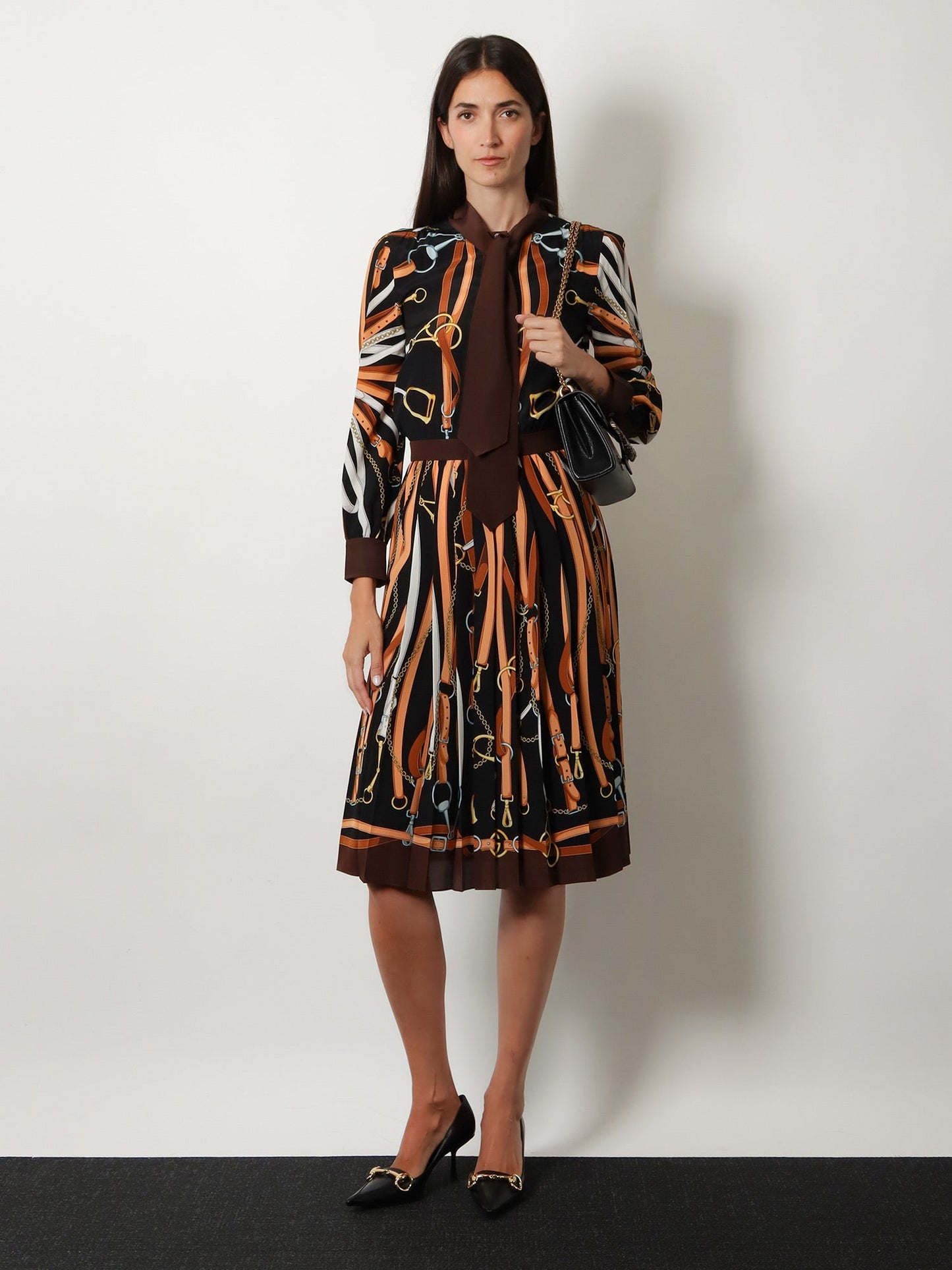 Gucci Women Chemisier Silk Dress GUCCI