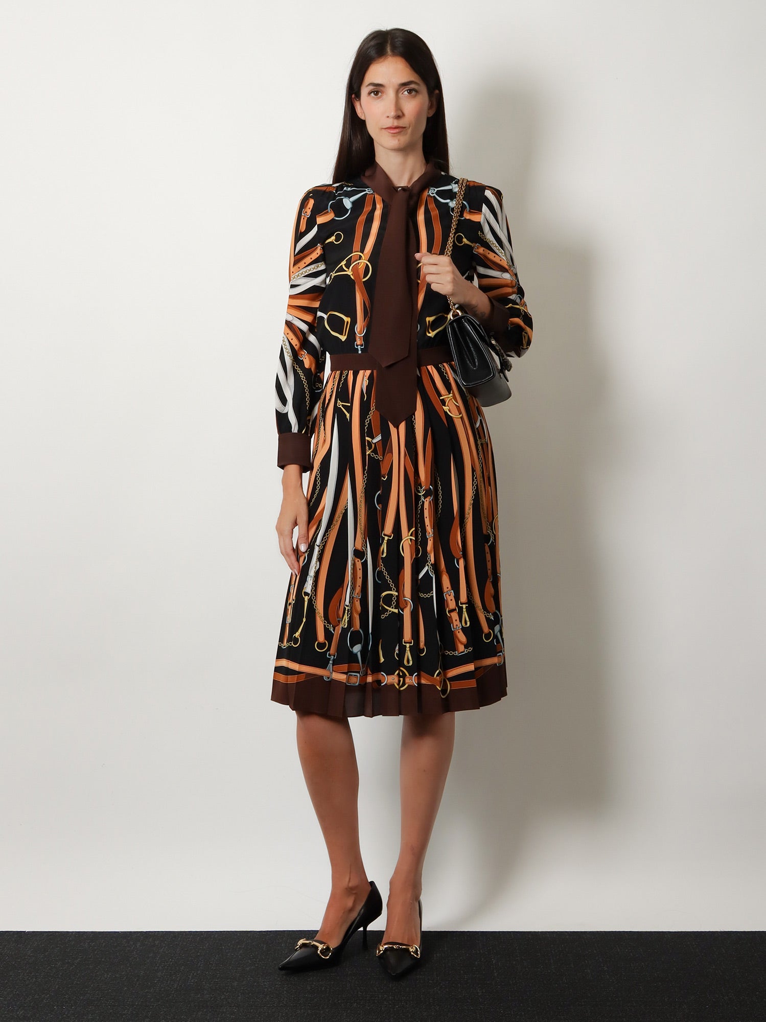 Gucci Women Chemisier Silk Dress GUCCI