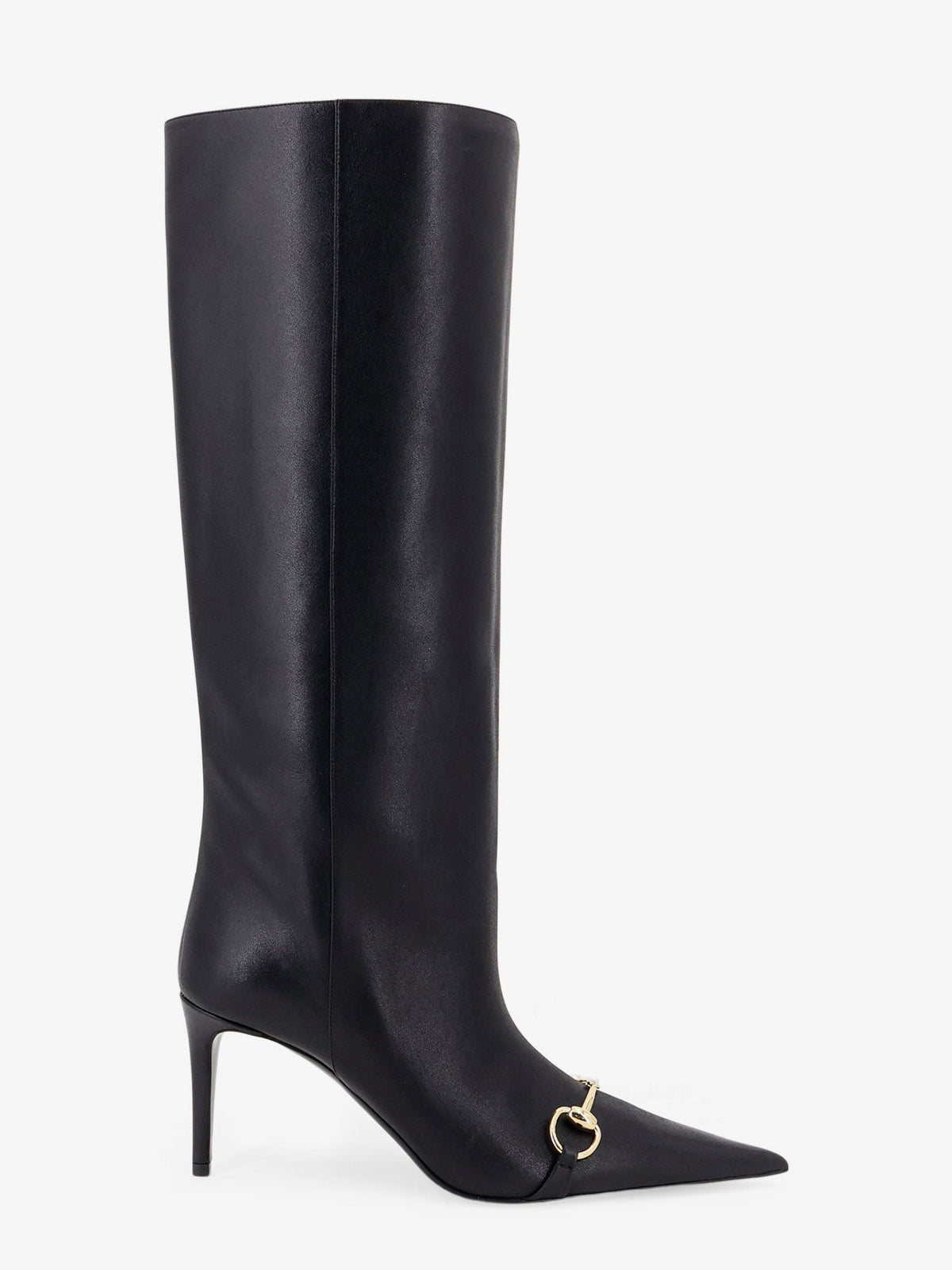 Gucci Women Donna Slip-On Leather Boots GUCCI