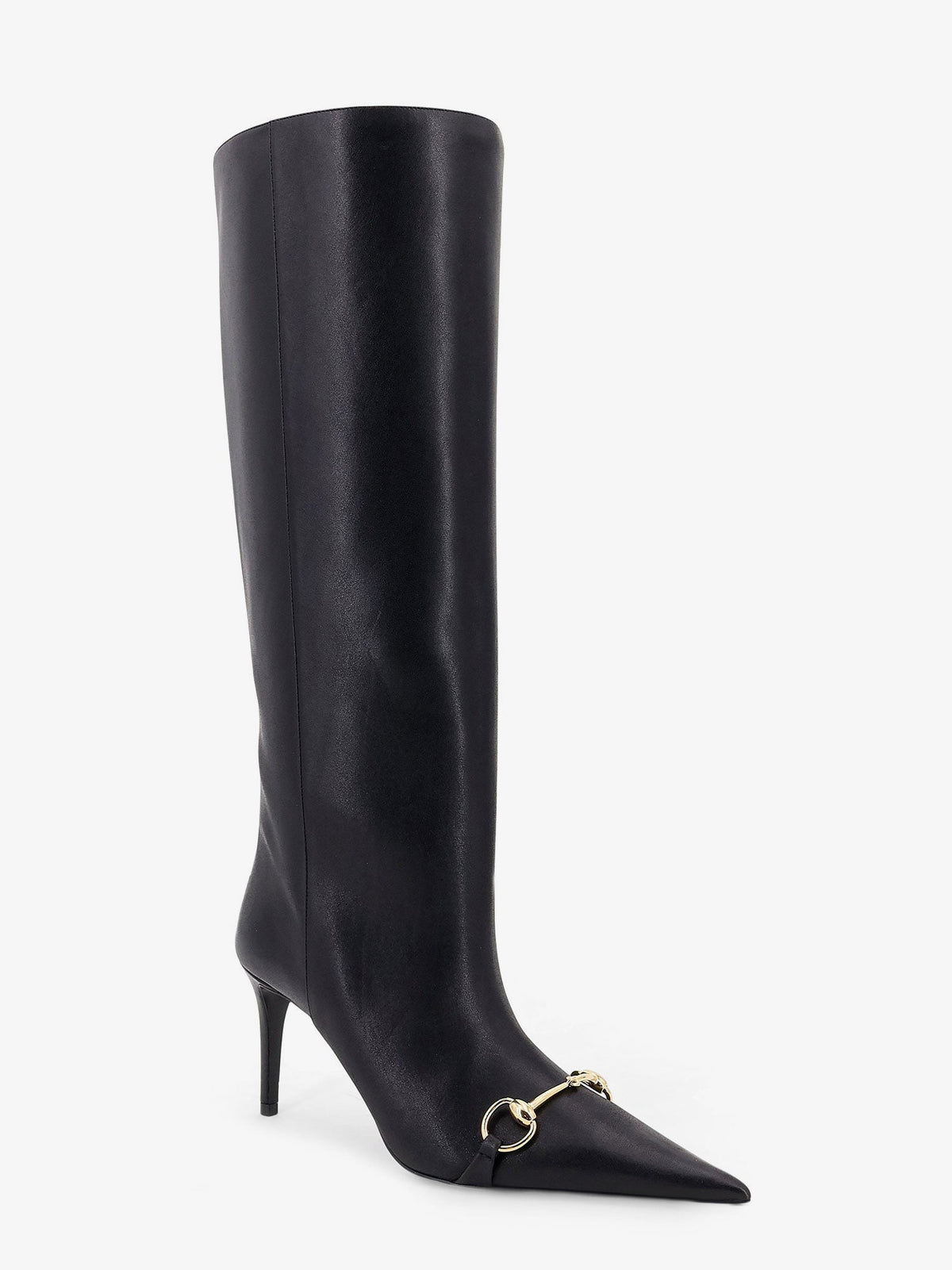 Gucci Women Donna Slip-On Leather Boots GUCCI