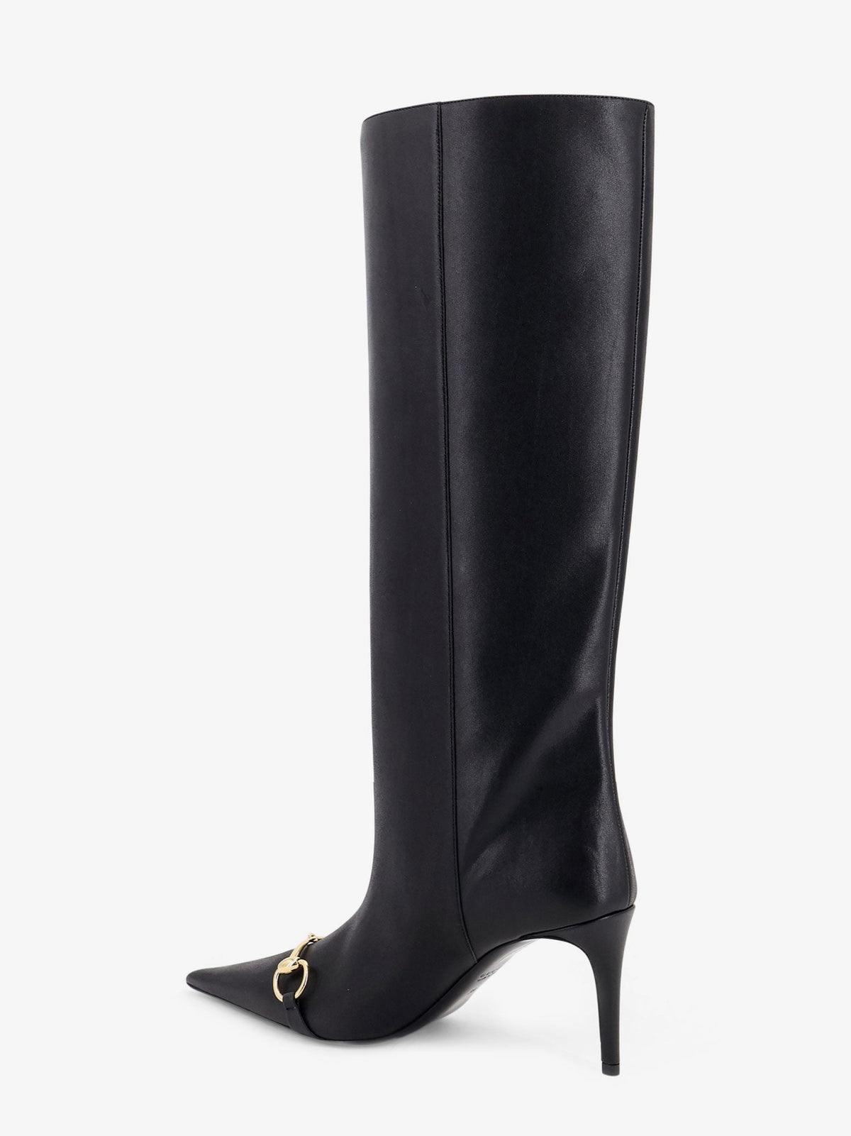 Gucci Women Donna Slip-On Leather Boots GUCCI