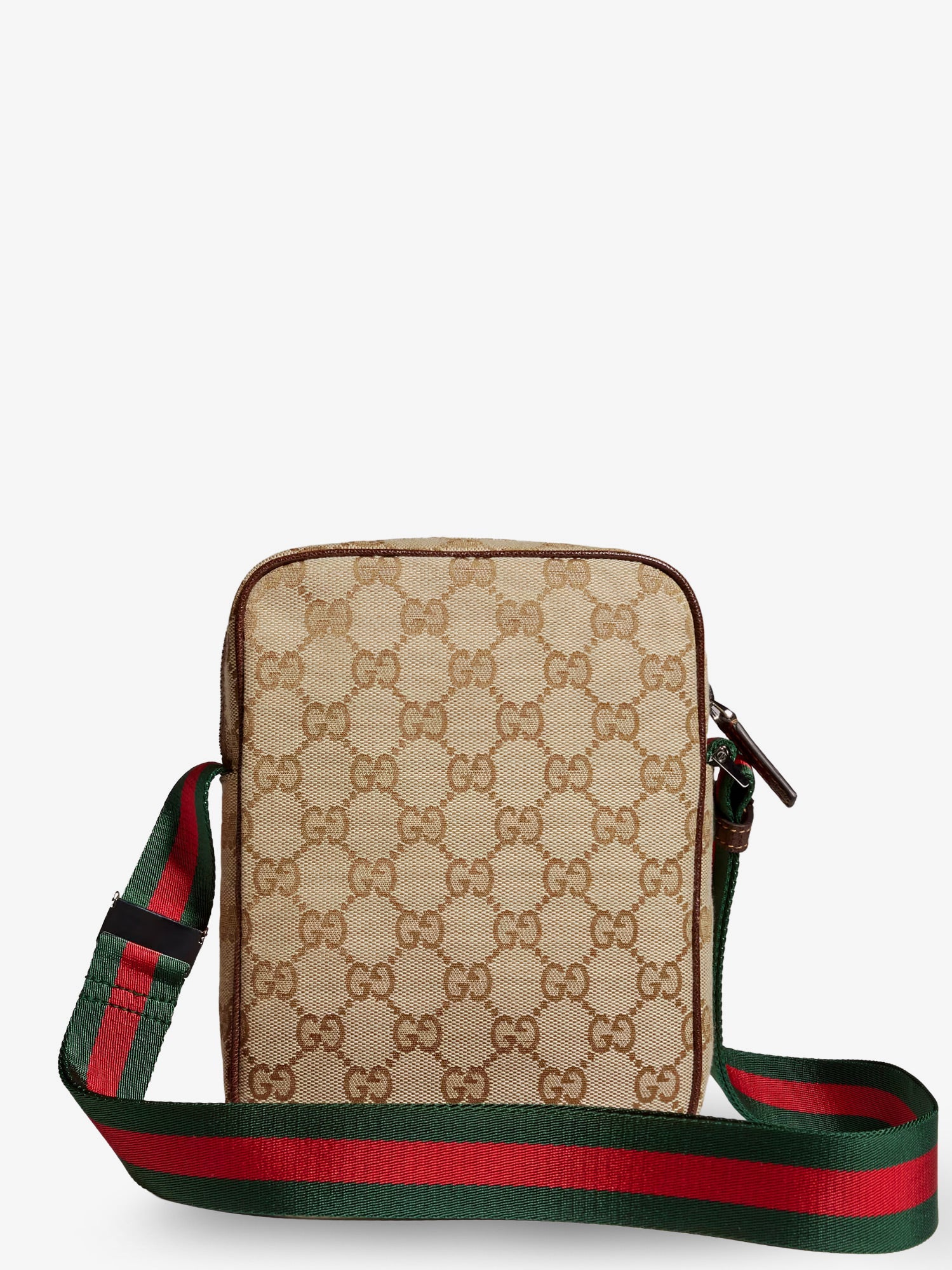 Gucci Men Gucci Tag Gg Fabric Crossbody Bag GUCCI