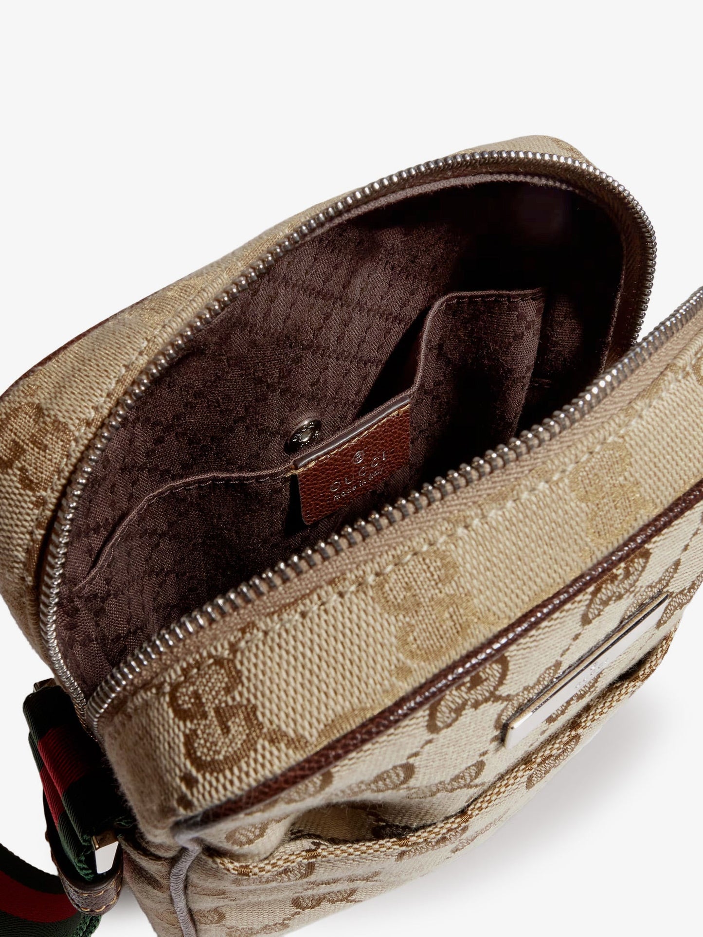 Gucci Men Gucci Tag Gg Fabric Crossbody Bag GUCCI