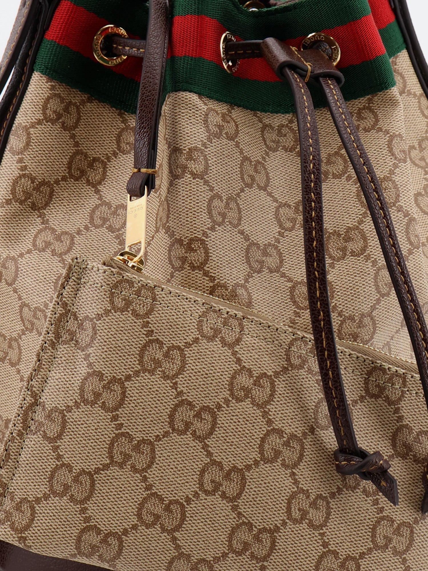 Gucci Women Gucci Venice Gg Fabric Bucket Bag GUCCI