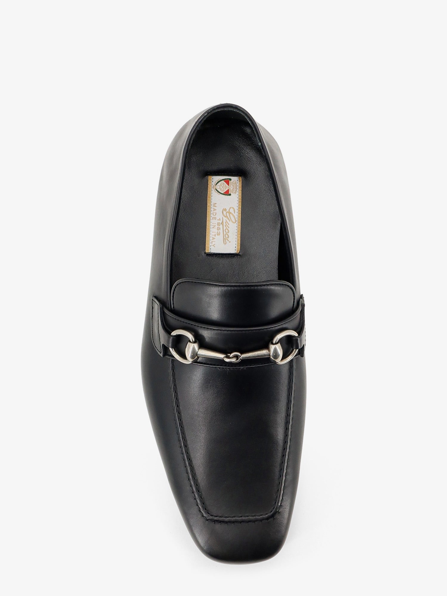 Gucci Men Leather Loafers With Metal Horsebit GUCCI