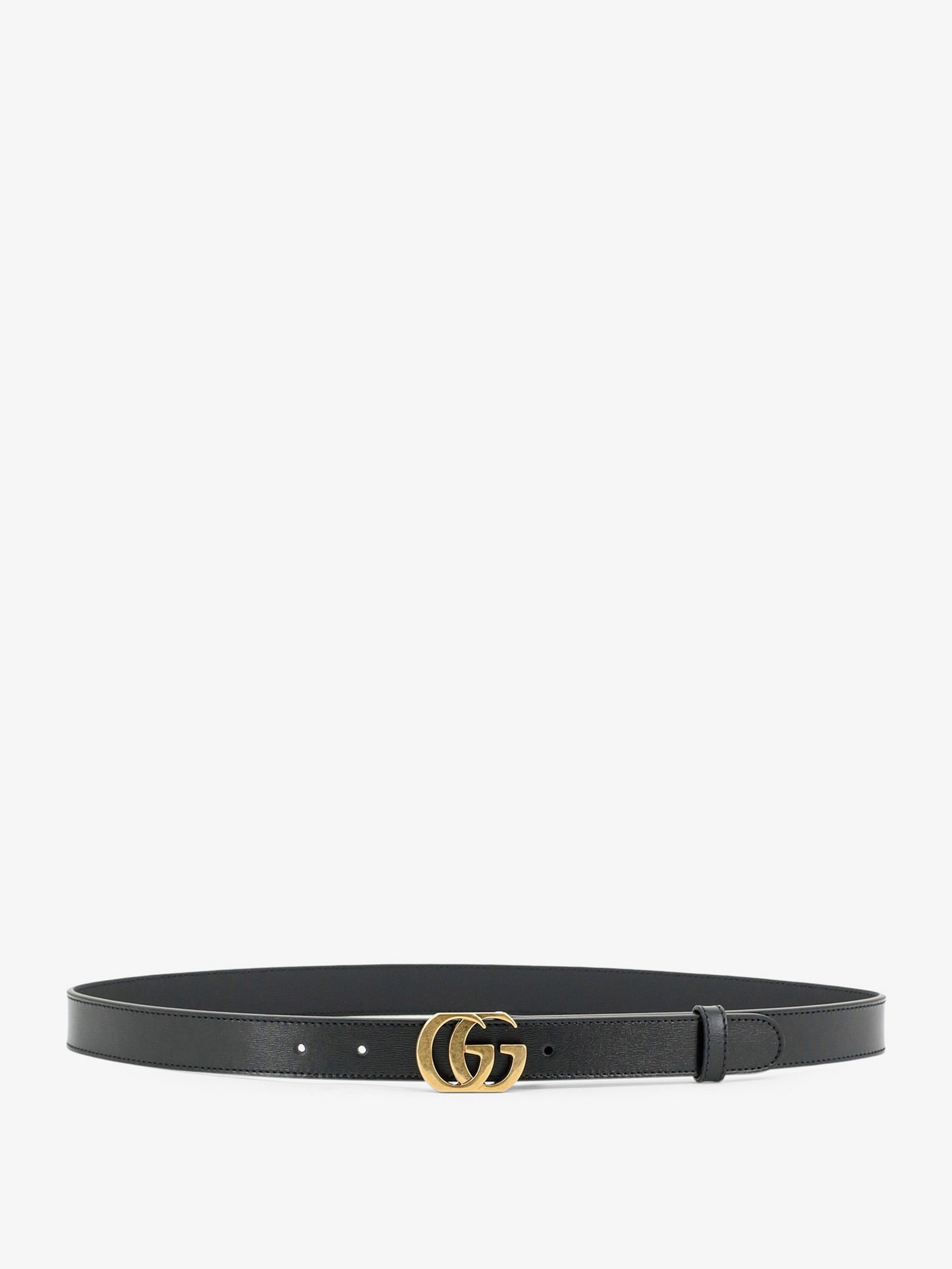 Gucci Women Cut Gg Marmont Leather Belt GUCCI
