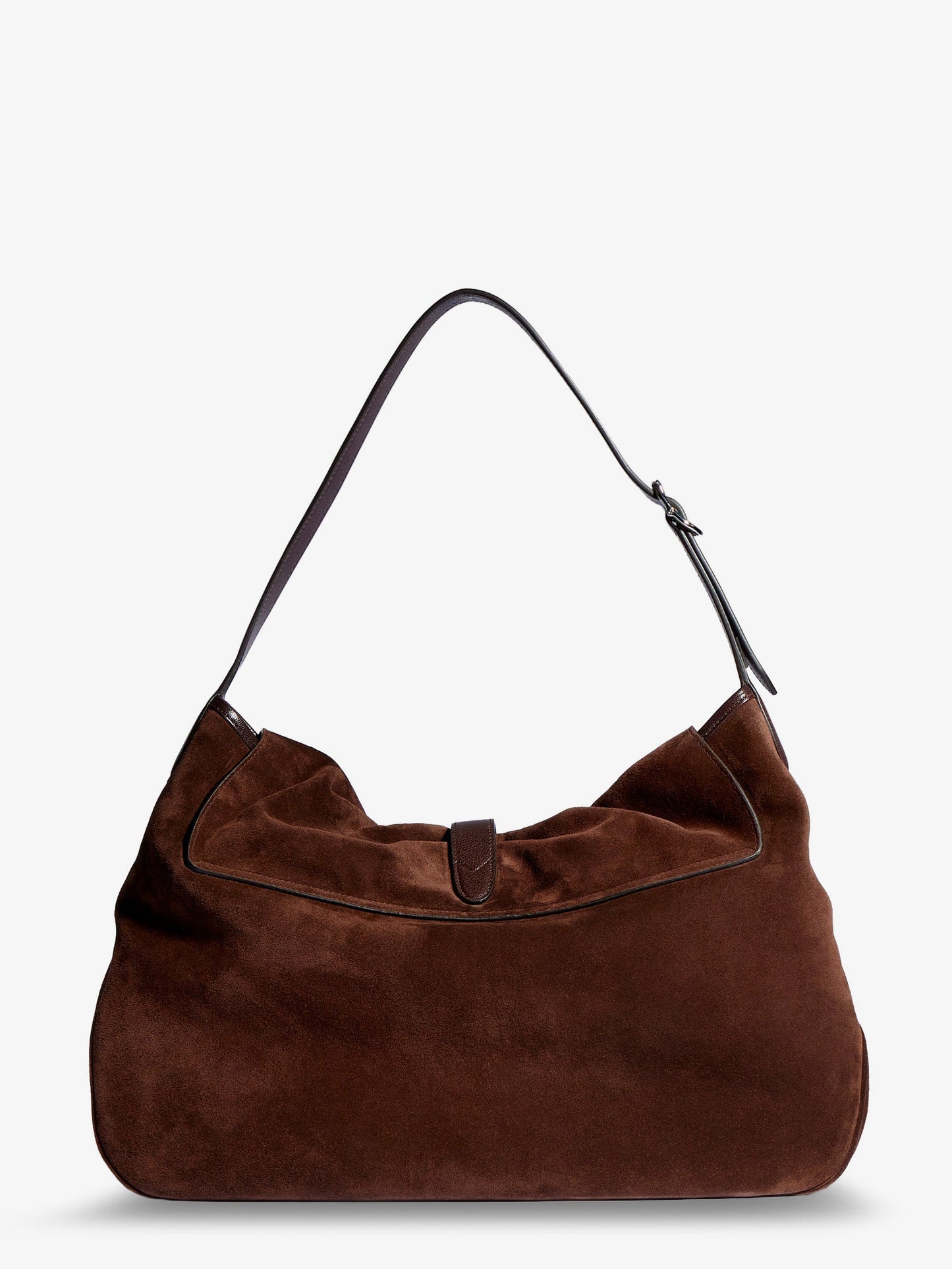 Gucci Men Jackie Flap Suede Shoulder Bag GUCCI