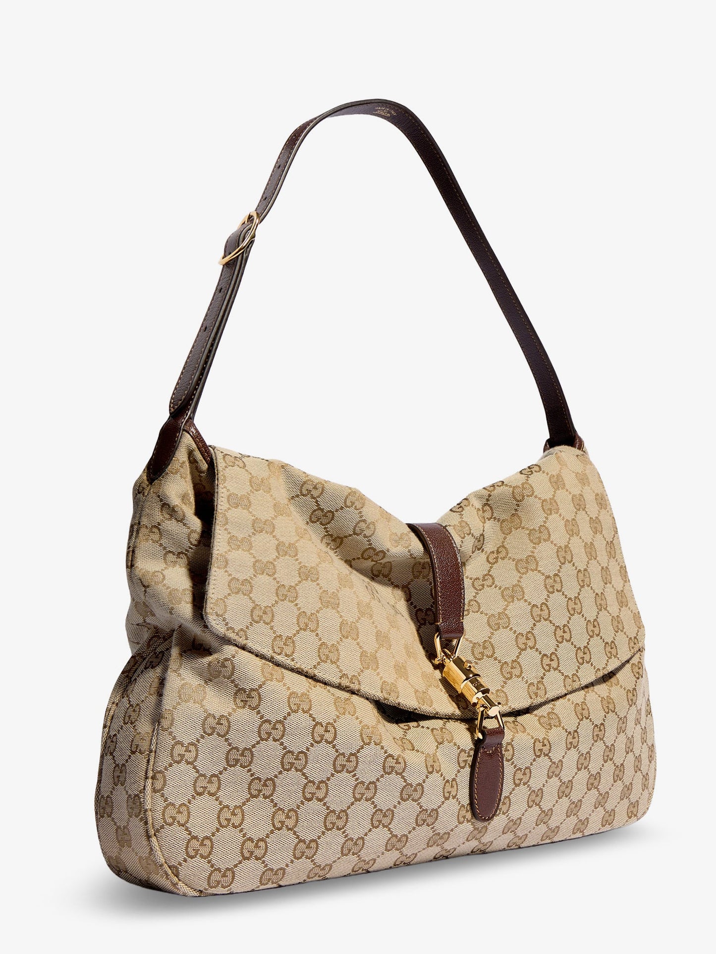 Gucci Men Jackie Flap Gg Canvas Shouder Bag GUCCI