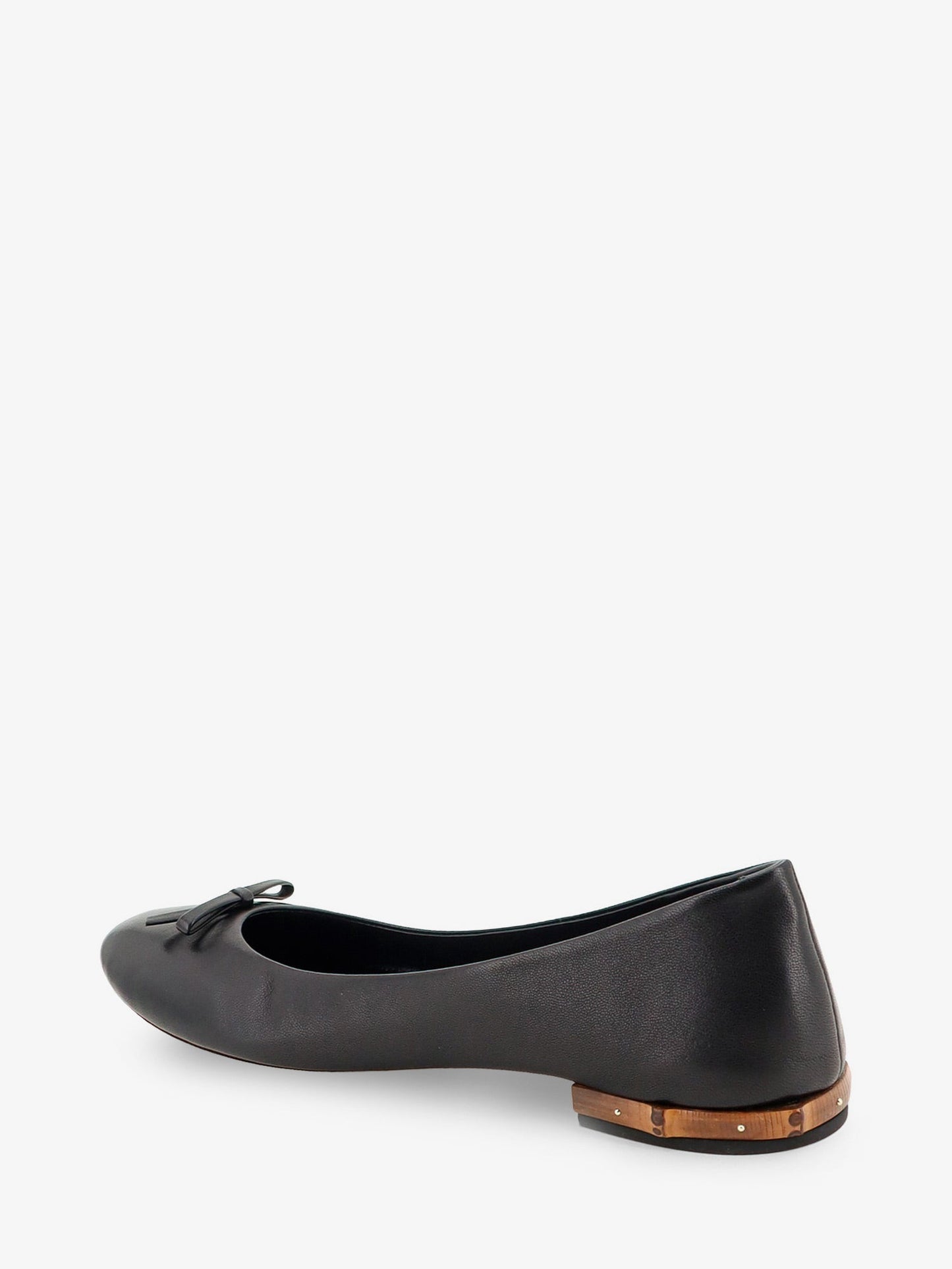 Gucci Women Leather And Bamboo Ballrinas GUCCI