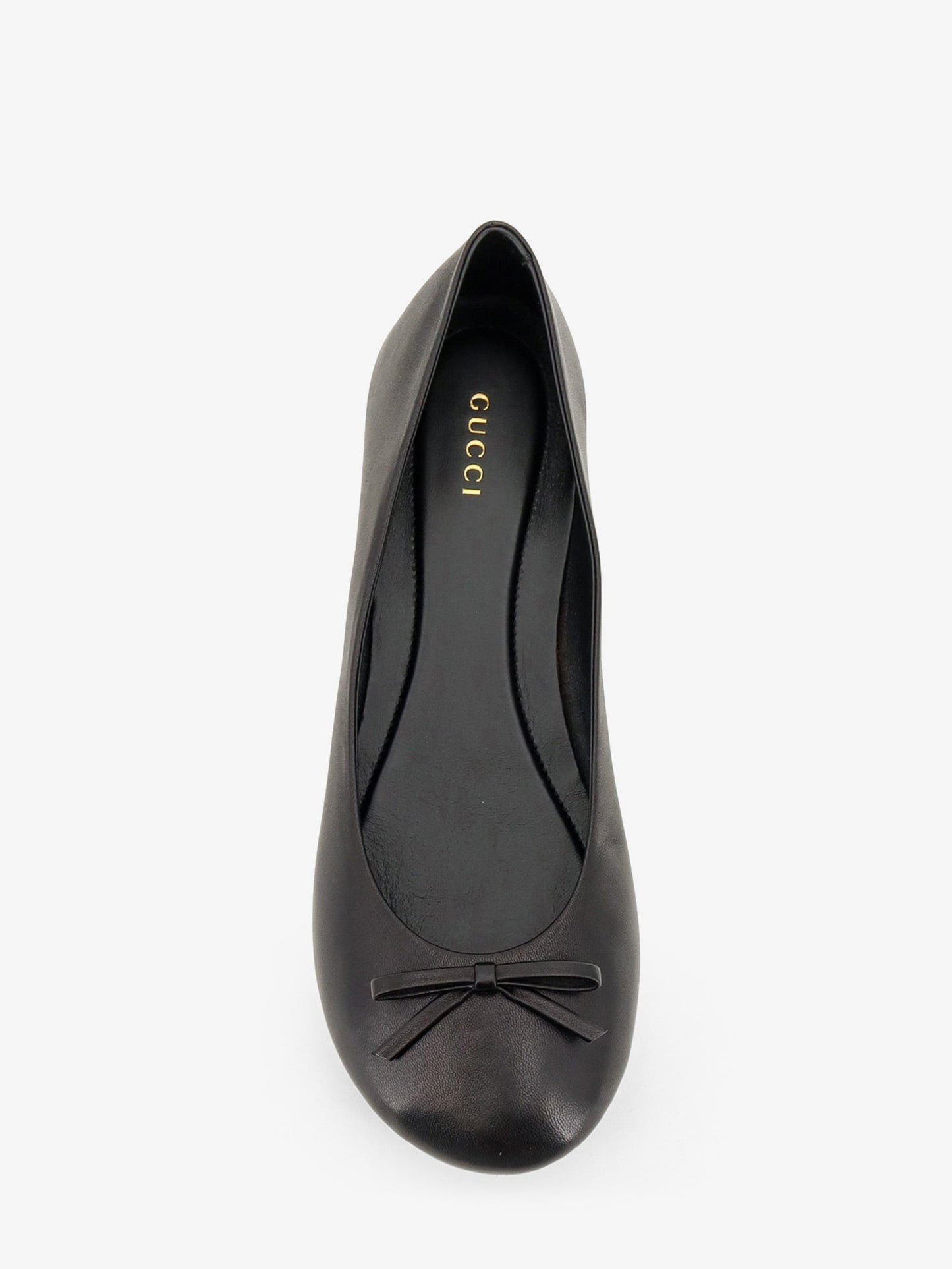 Gucci Women Leather And Bamboo Ballrinas GUCCI