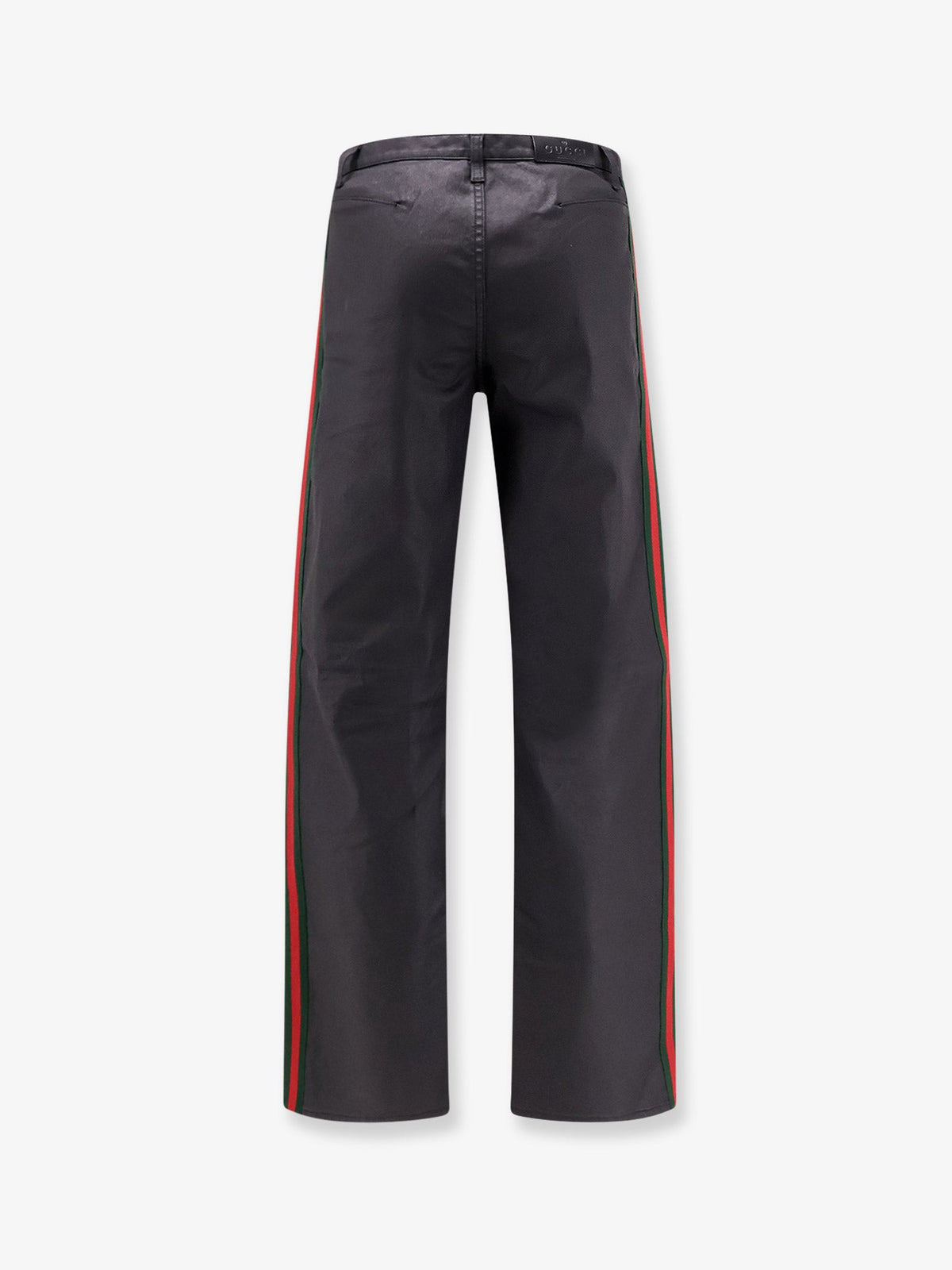Gucci Men Cotton Trousers With Web Stripe GUCCI