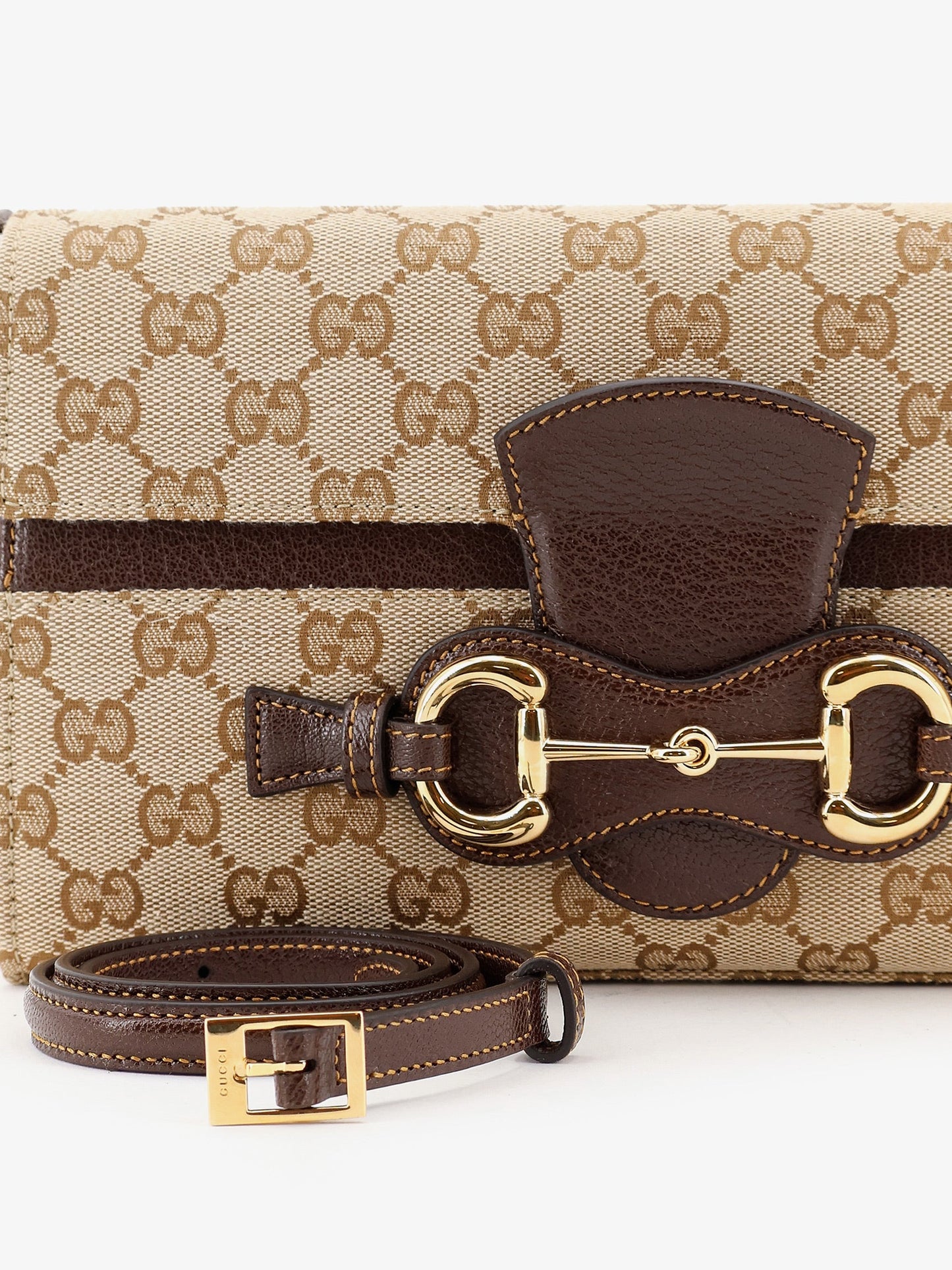 Gucci Women Ristretto Gg Fabric Shoulder Bag GUCCI