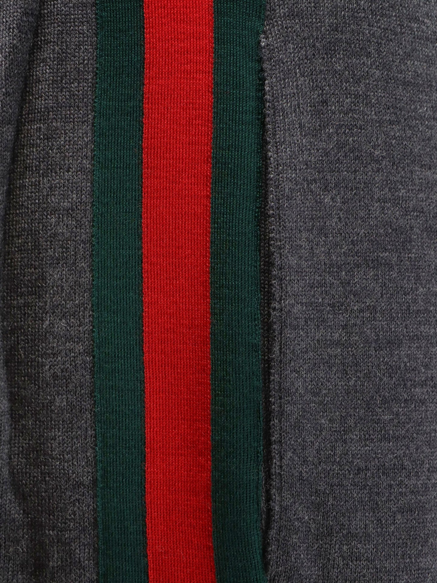 Gucci Men Wool Leisure Trousers With Web Insert GUCCI