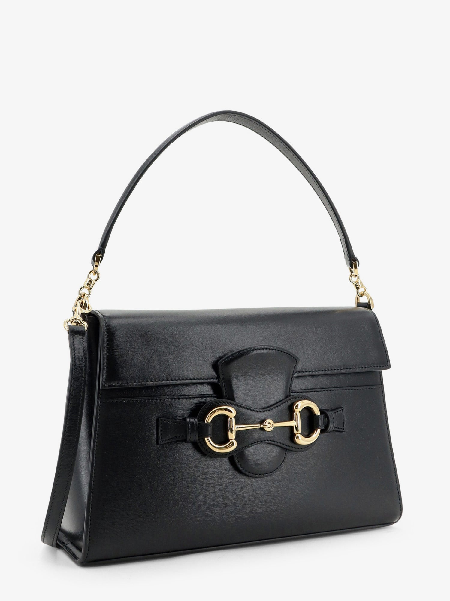 Gucci Women Horsebit Duomo Leather Handbag GUCCI