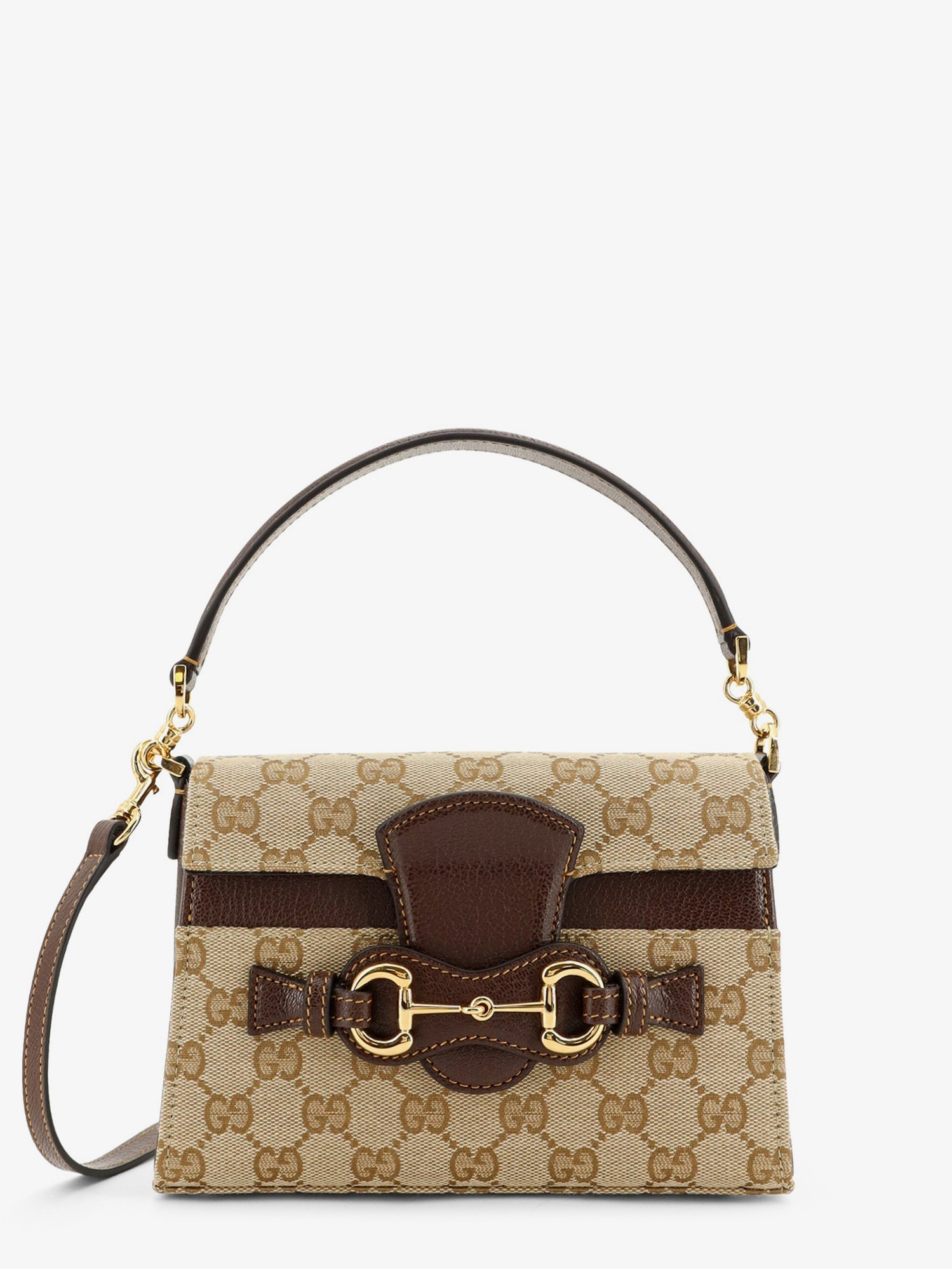 Gucci Women Horsebit Duomo Gg Canvas Handbag GUCCI