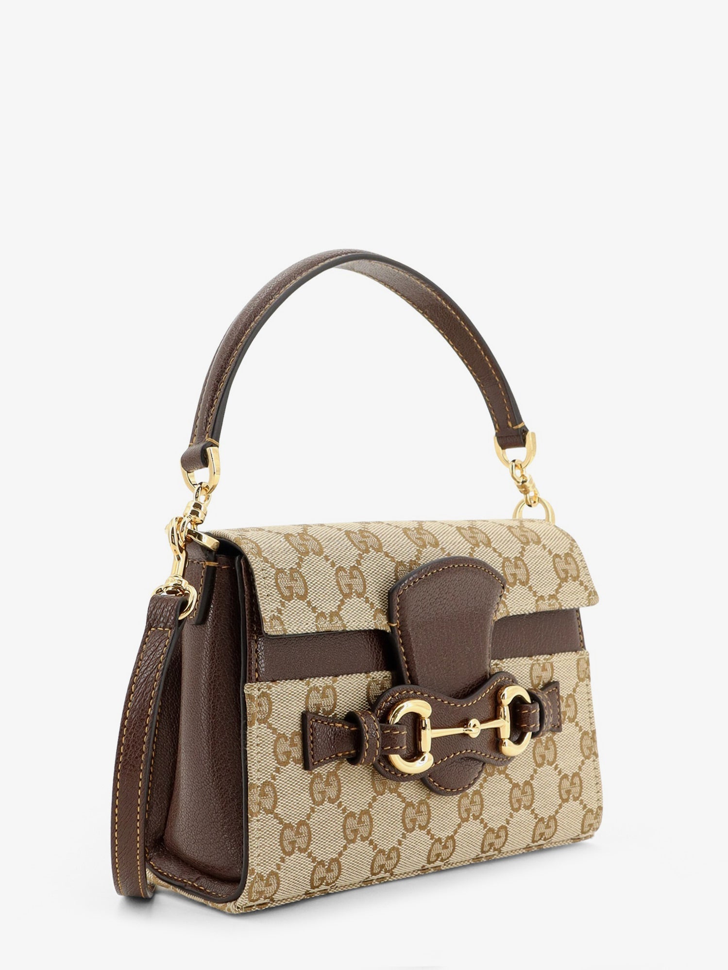Gucci Women Horsebit Duomo Gg Canvas Handbag GUCCI