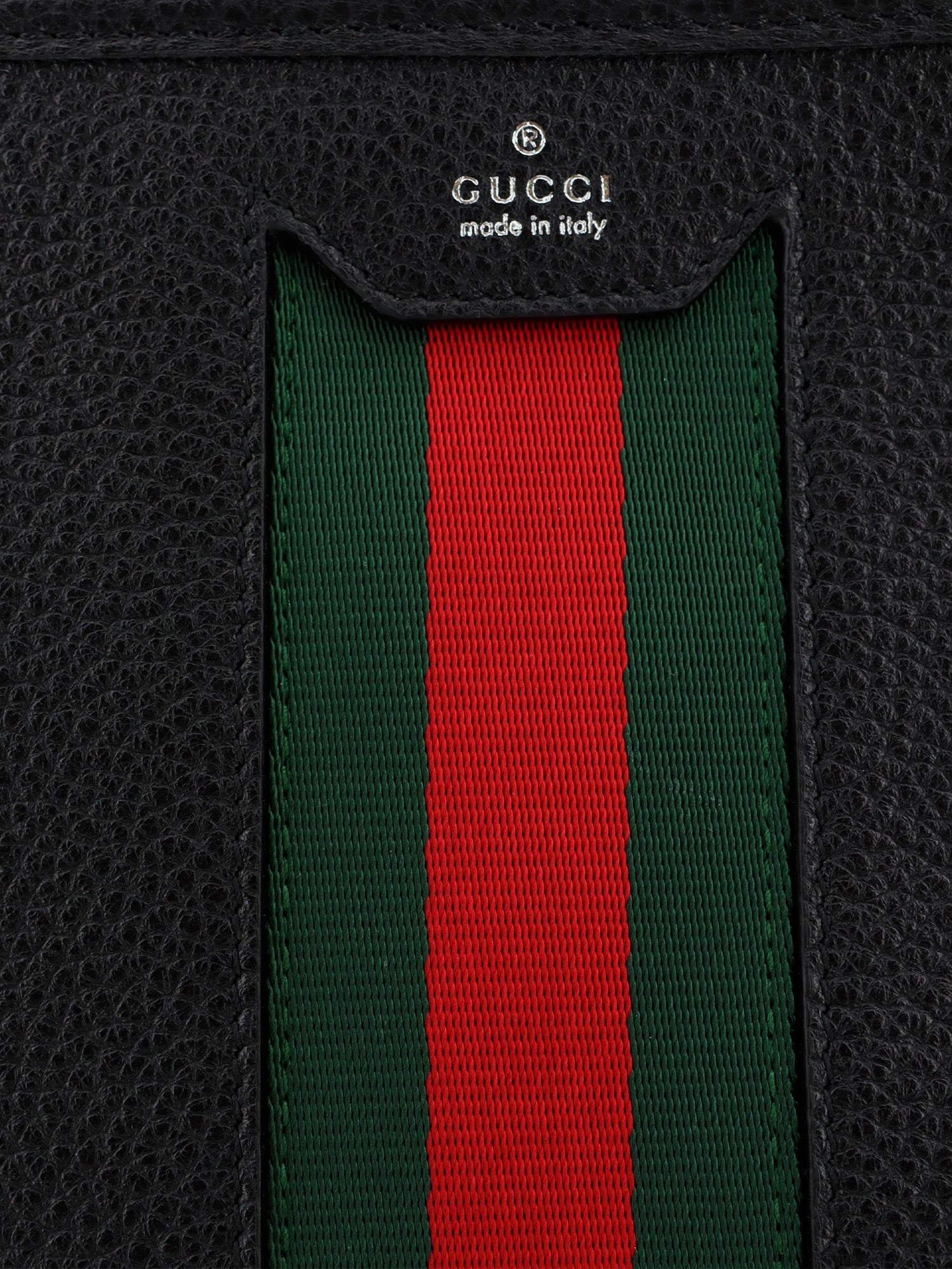 Gucci Men Portfolio Grained Leather Clutch GUCCI