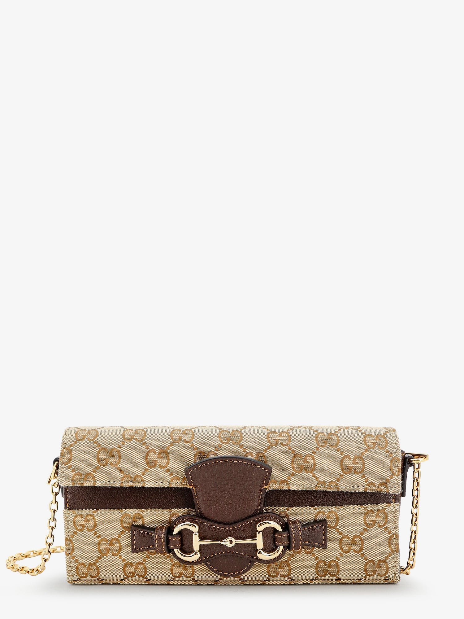 Gucci Women Wallet With Chain And Horse Clip GUCCI