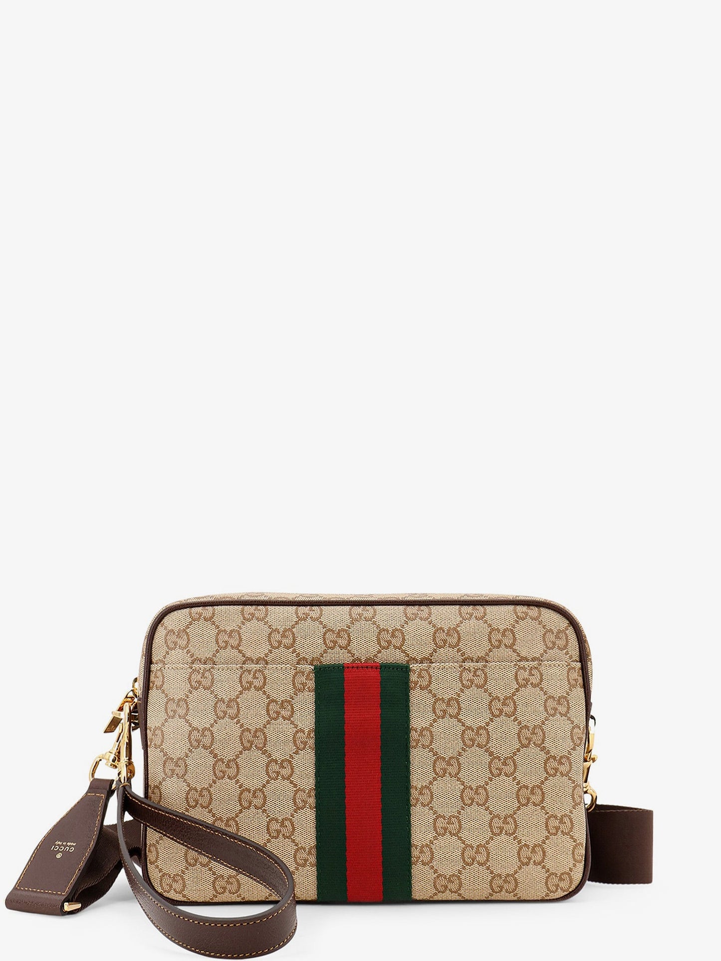 Gucci Men Small Crossbody Bag With Web Detail GUCCI