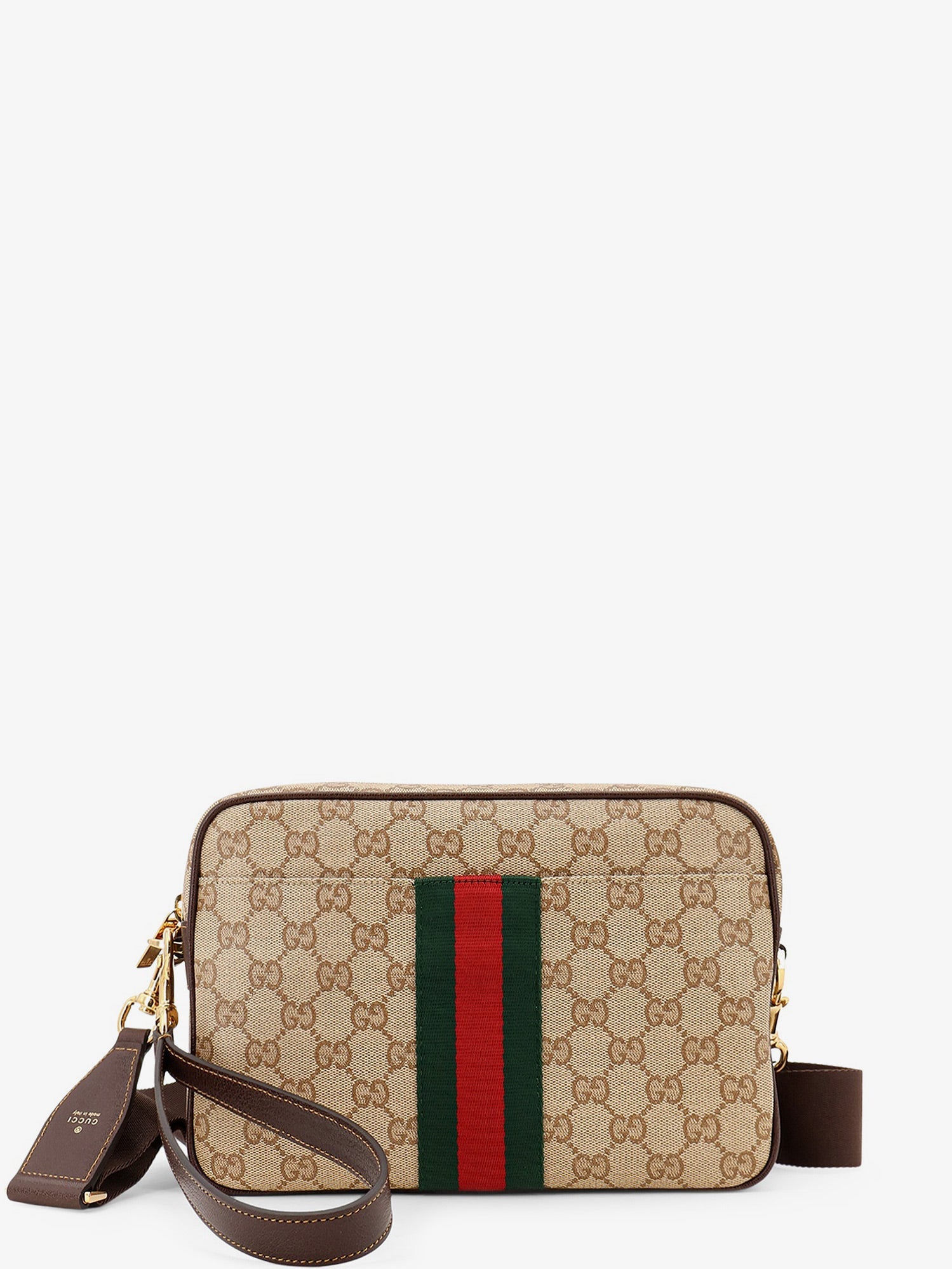 Gucci Men Small Crossbody Bag With Web Detail GUCCI