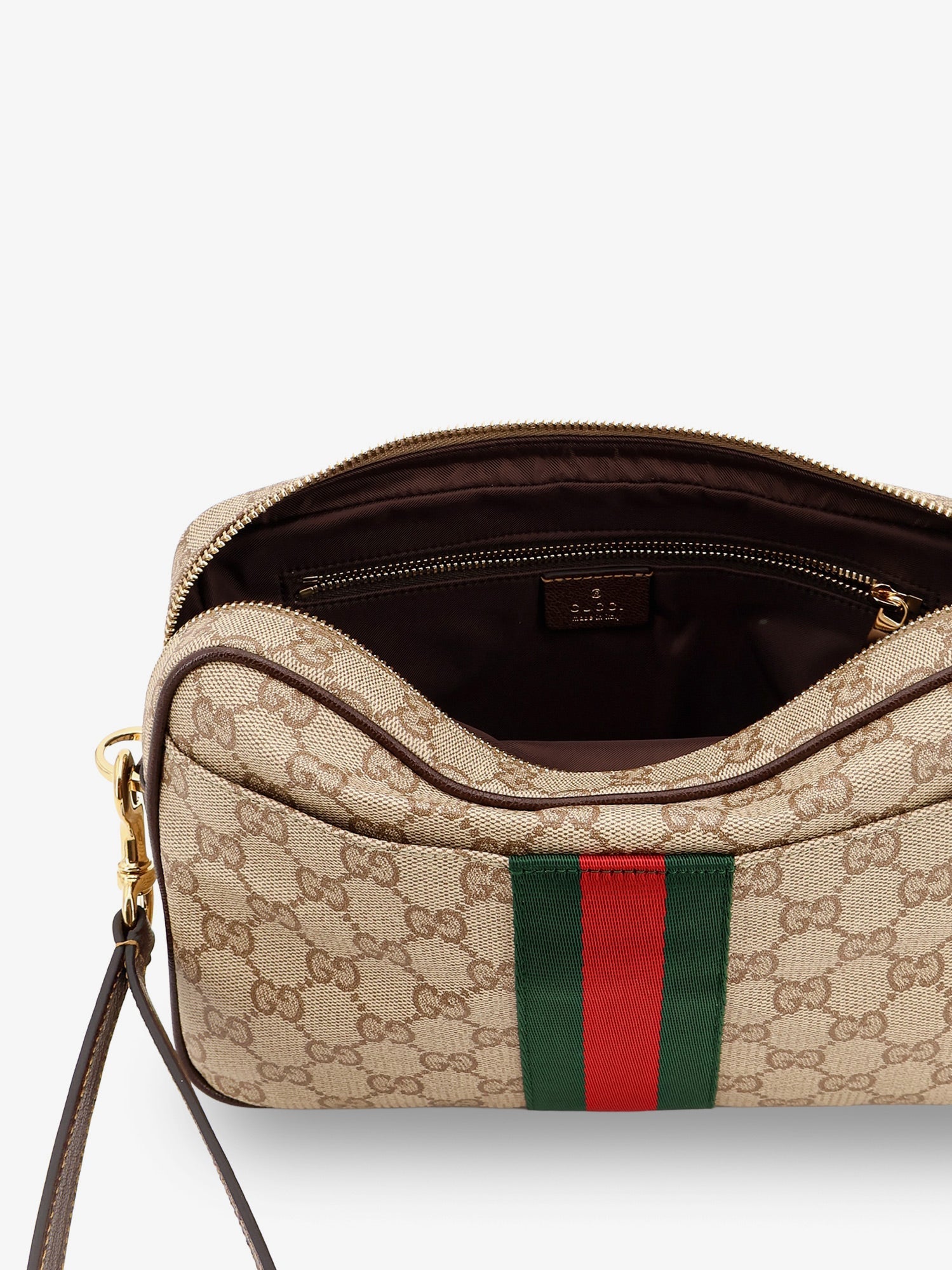 Gucci Men Small Crossbody Bag With Web Detail GUCCI
