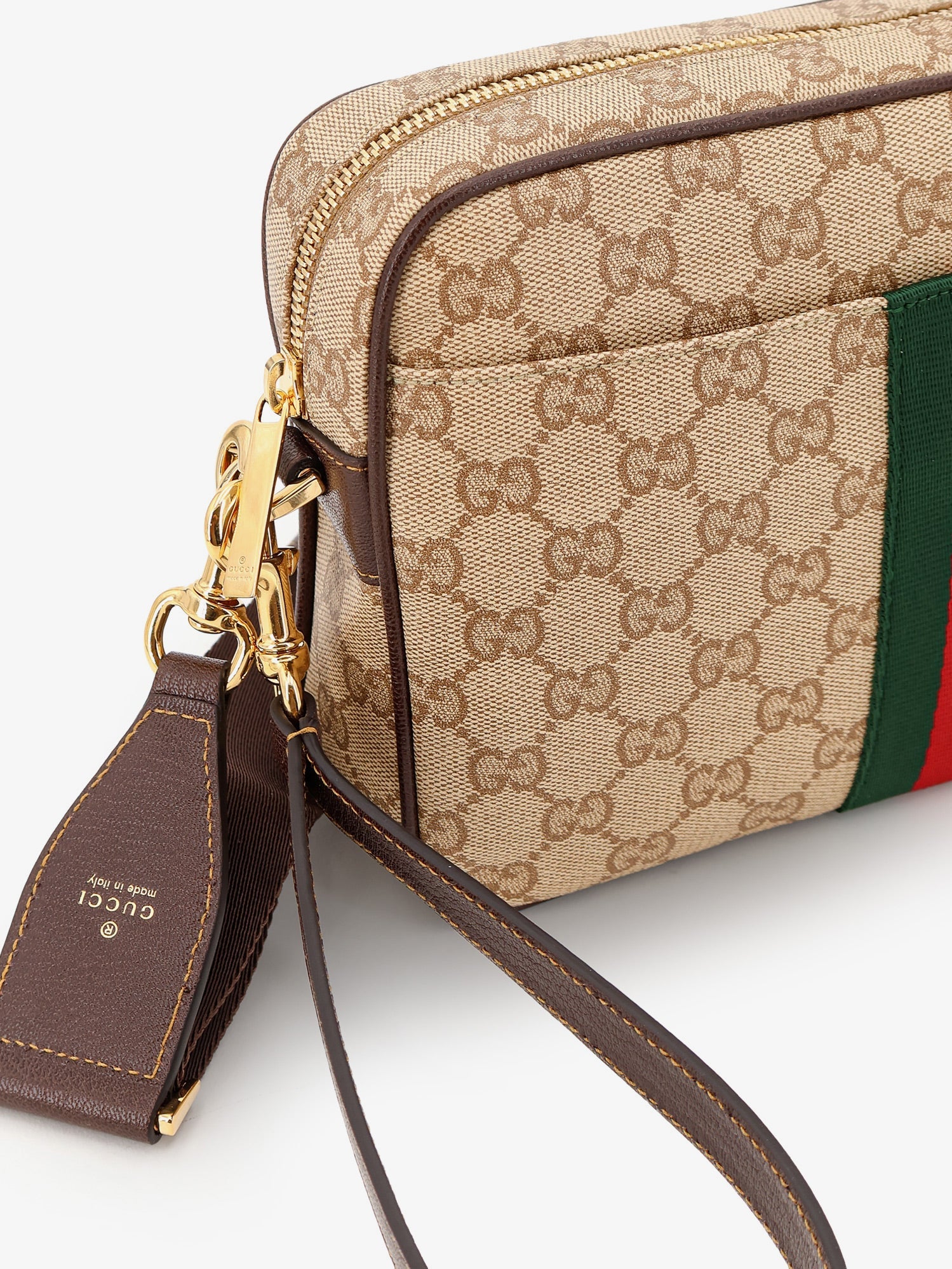 Gucci Men Small Crossbody Bag With Web Detail GUCCI