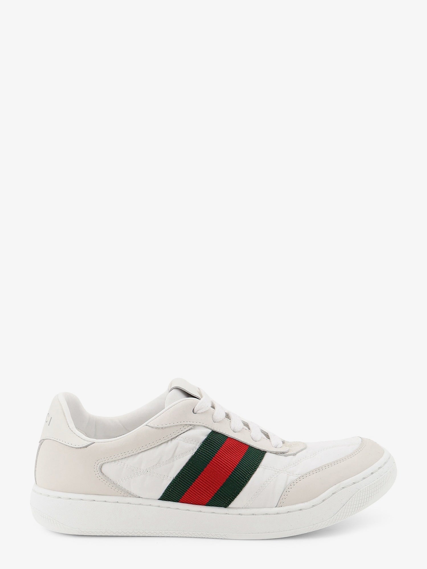 Gucci Women Screener Sneakers In Nylon With Side Web Detail GUCCI