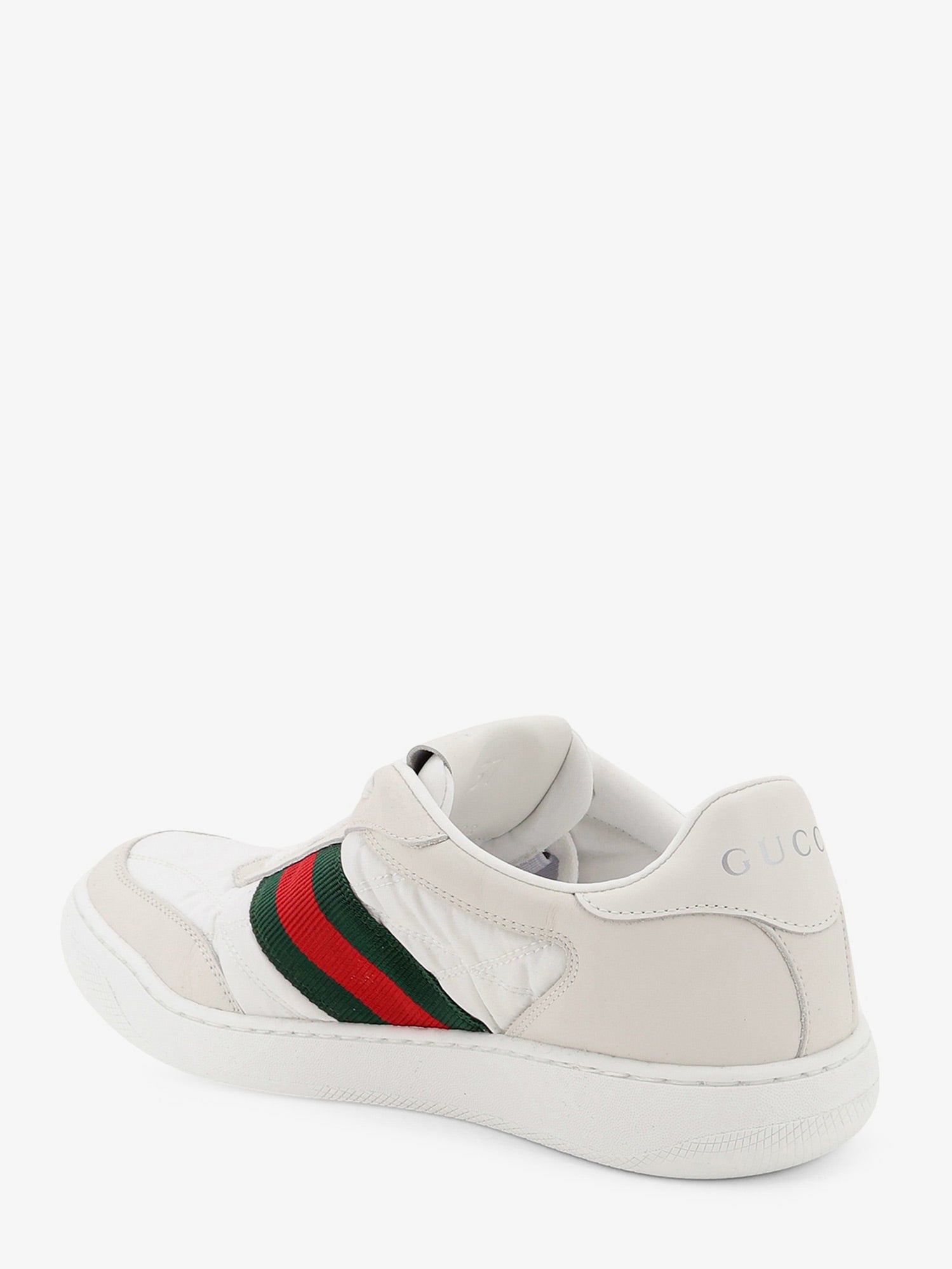 Gucci Women Screener Sneakers In Nylon With Side Web Detail GUCCI