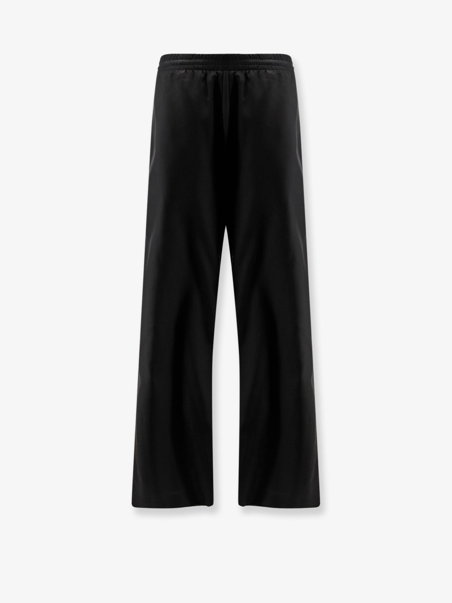 Gucci Men Silk Poplin Leisure Trousers With Web Ribbon GUCCI