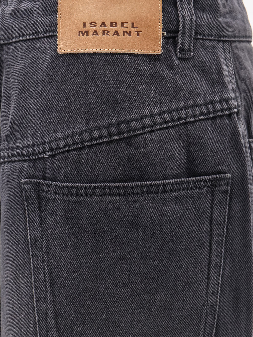 Isabel Marant Women Faharia Black Denim Skirt