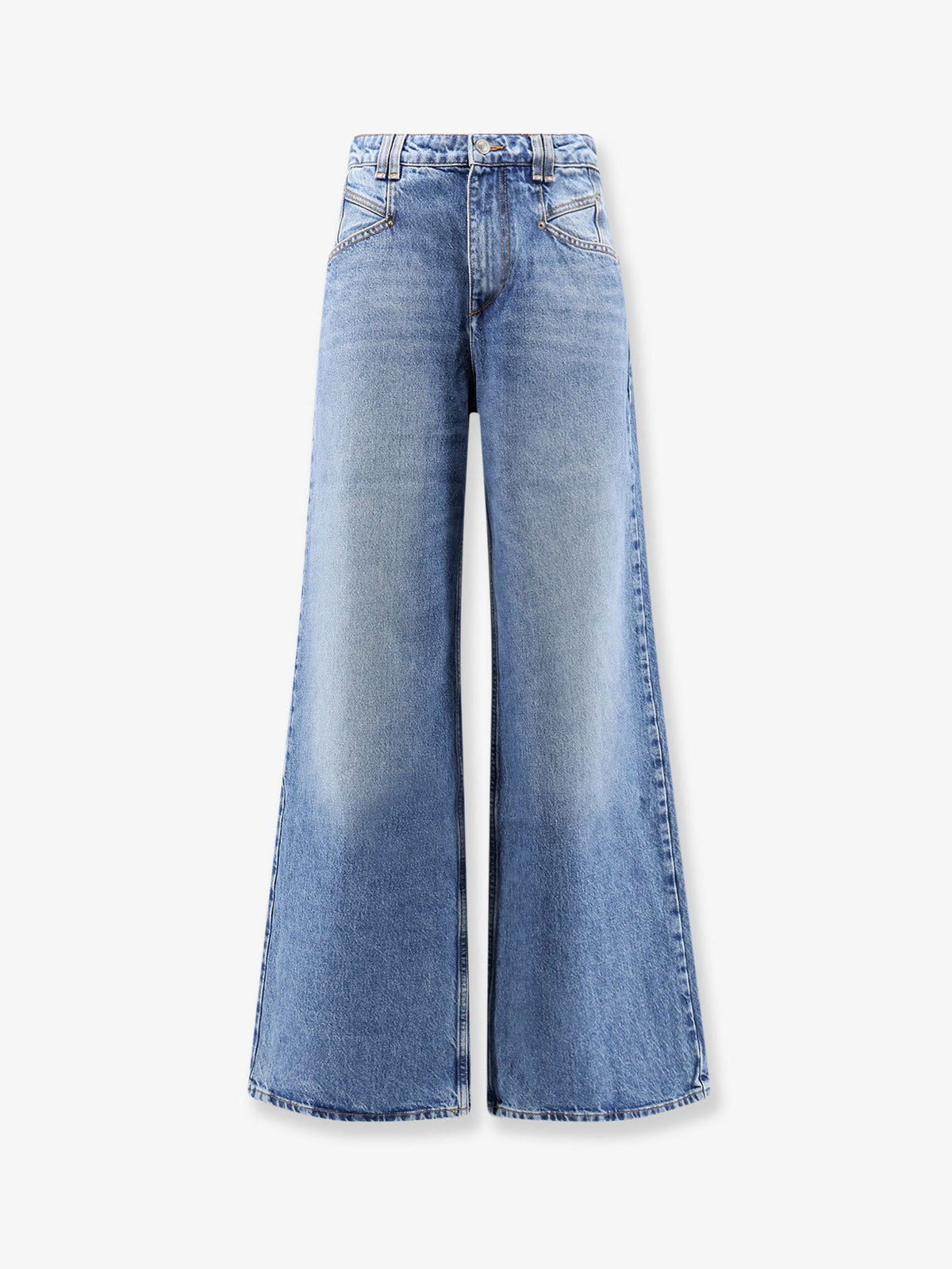 Isabel Marant Women Lemony Blue Denim Jeans ISABEL MARANT