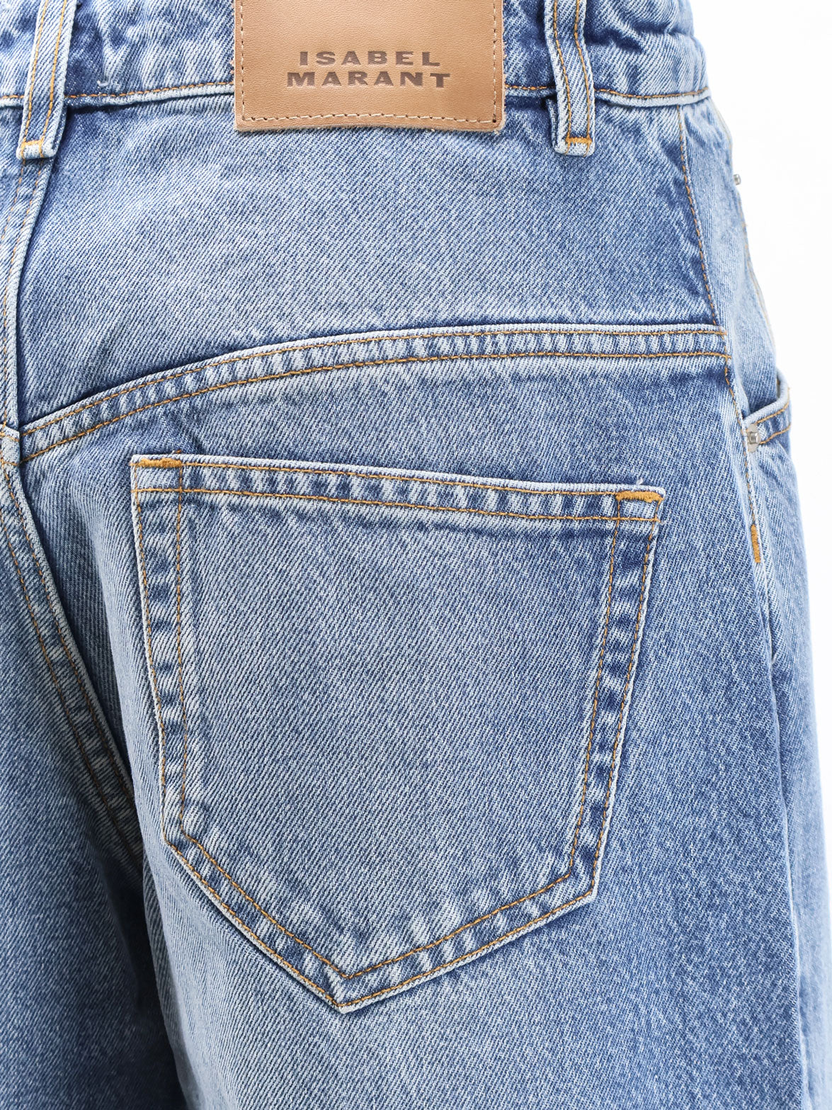 Isabel Marant Women Lemony Blue Denim Jeans ISABEL MARANT