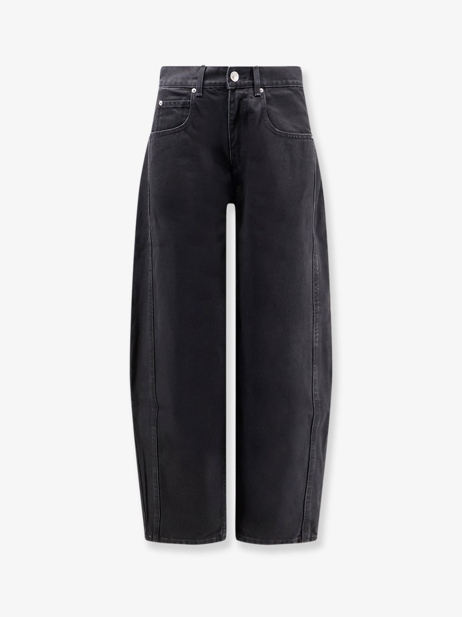 Isabel Marant Women Oriane Black Denim Trousers ISABEL MARANT