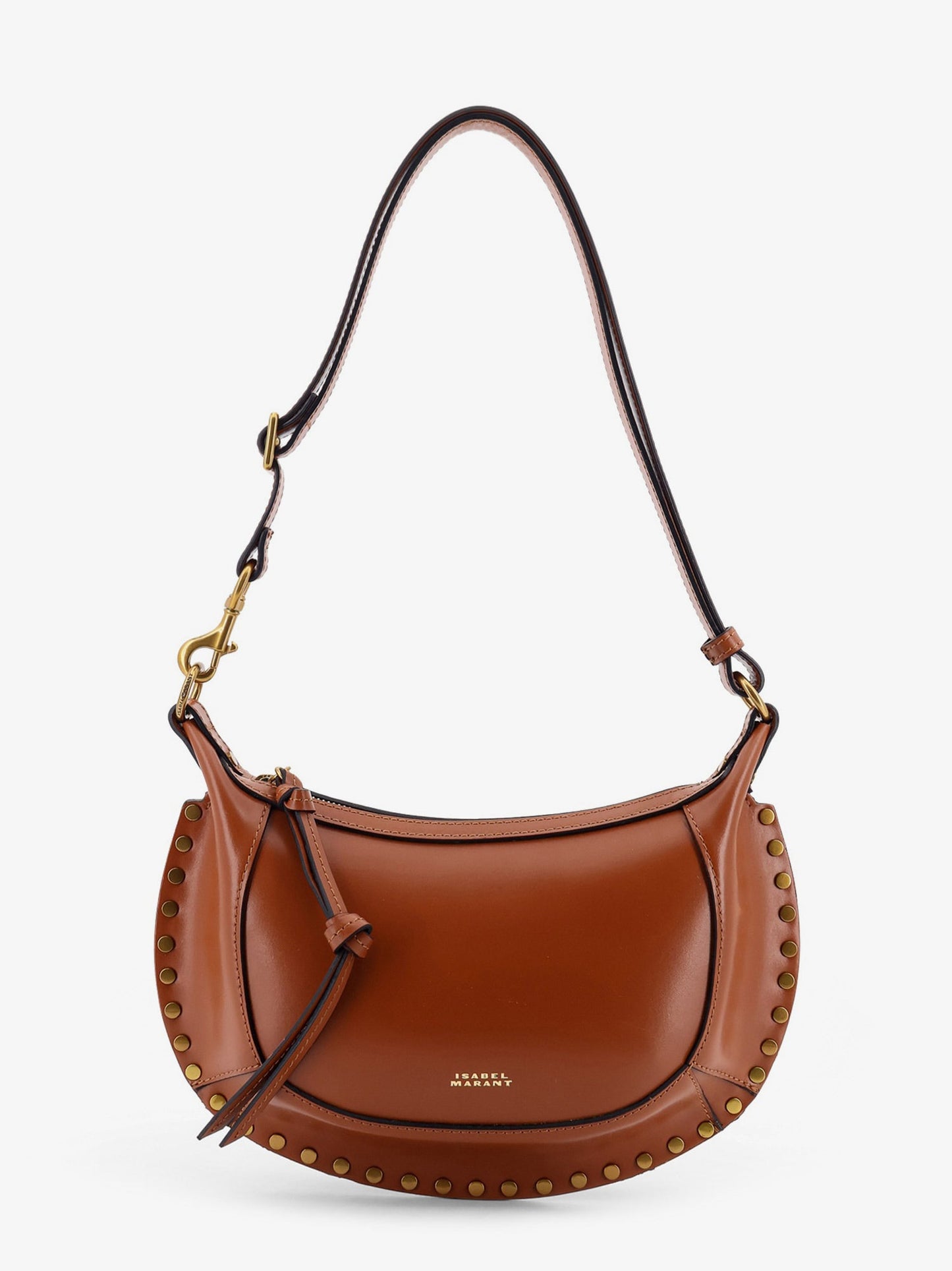 Isabel Marant Women Oskan Moon Leather Crossbody Bag ISABEL MARANT