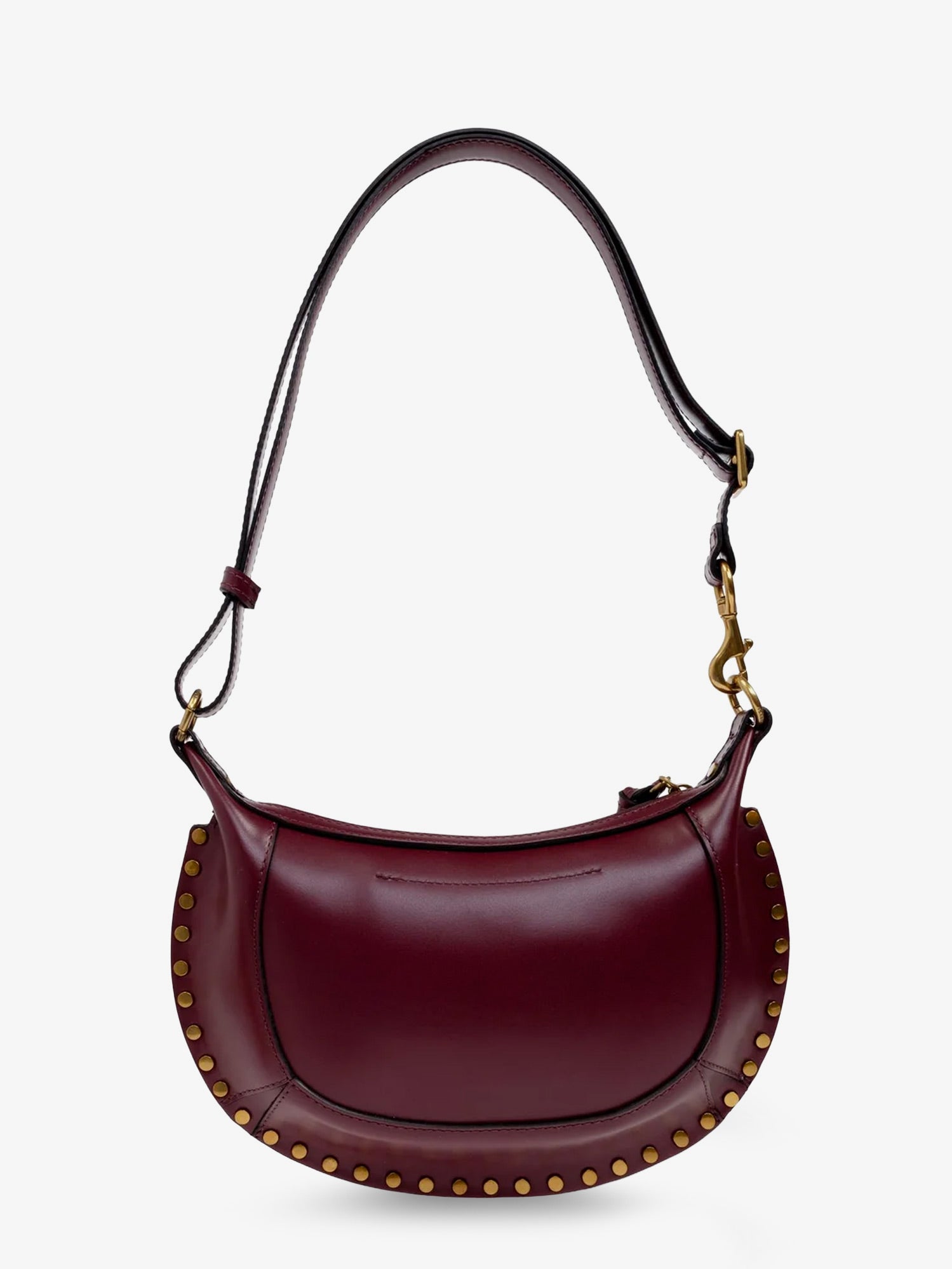 Isabel Marant Women Oskan Moon Leather Crossbody Bag ISABEL MARANT