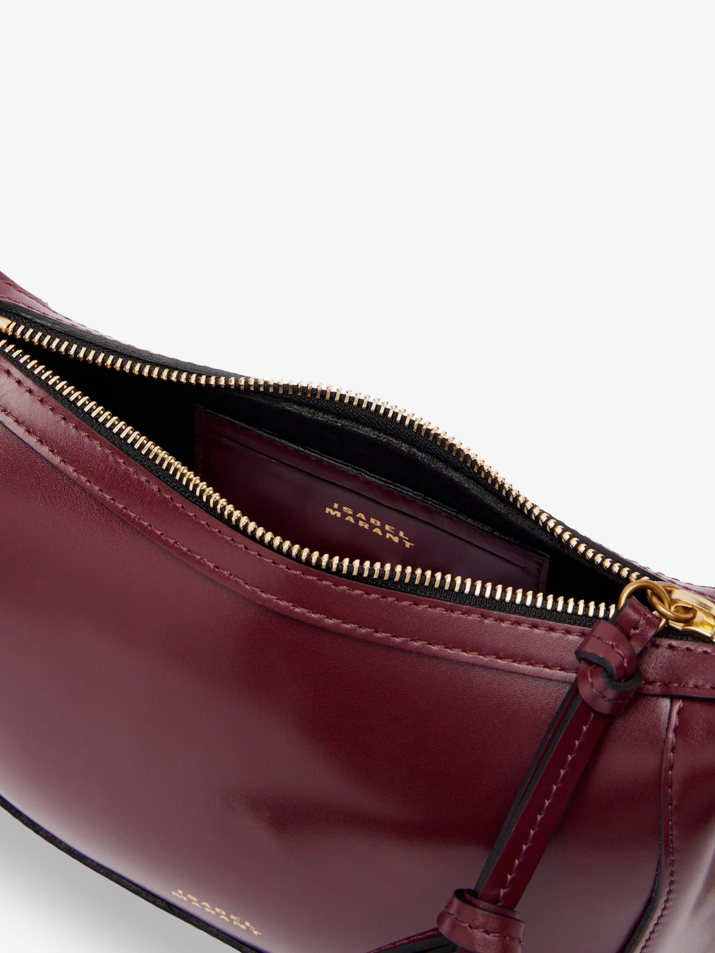 Isabel Marant Women Oskan Moon Leather Crossbody Bag ISABEL MARANT